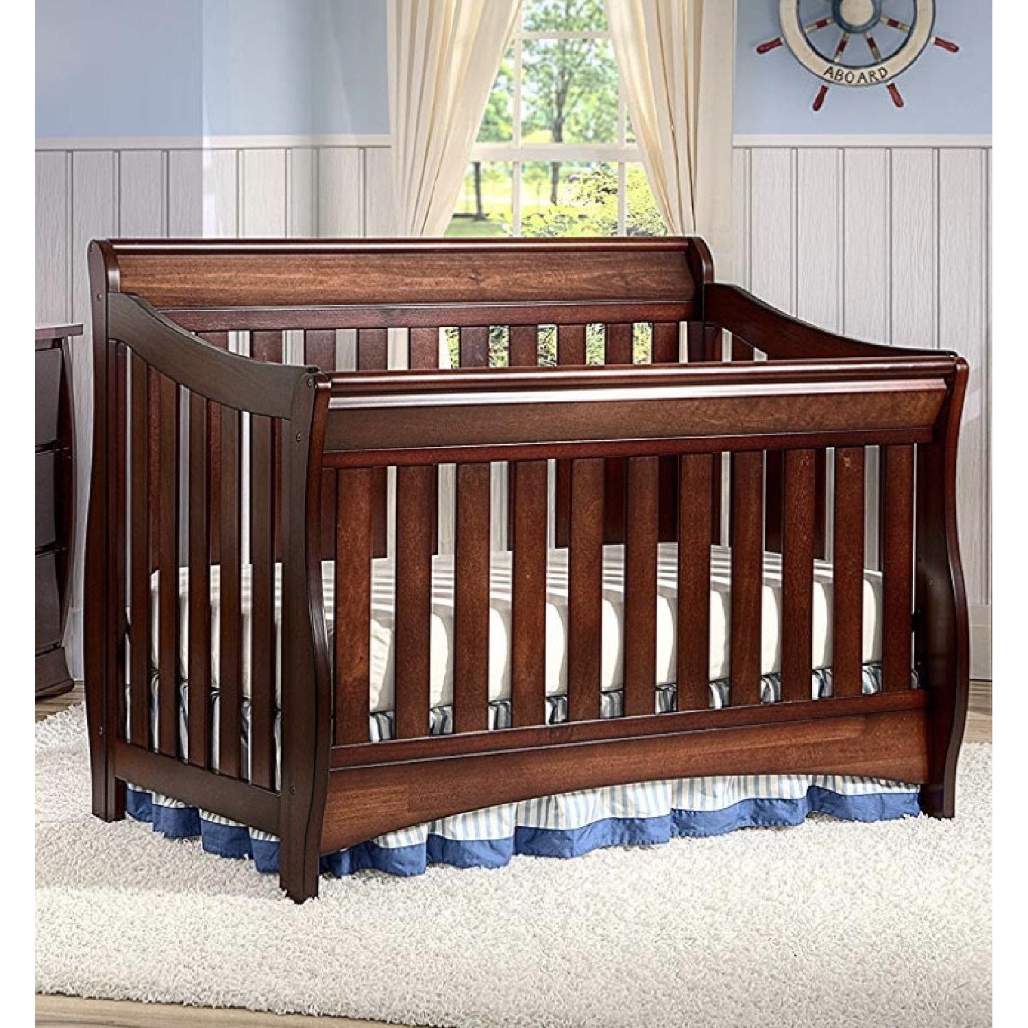 Delta Childrens Solid Wood Convertible Crib - image-2