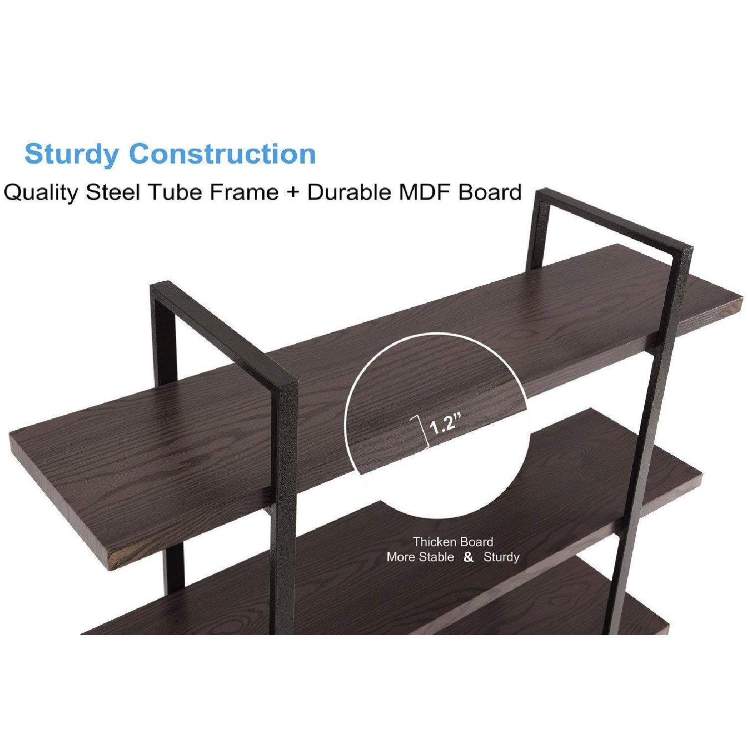 Homissue 5-Shelf Industrial Bookshelf - image-3