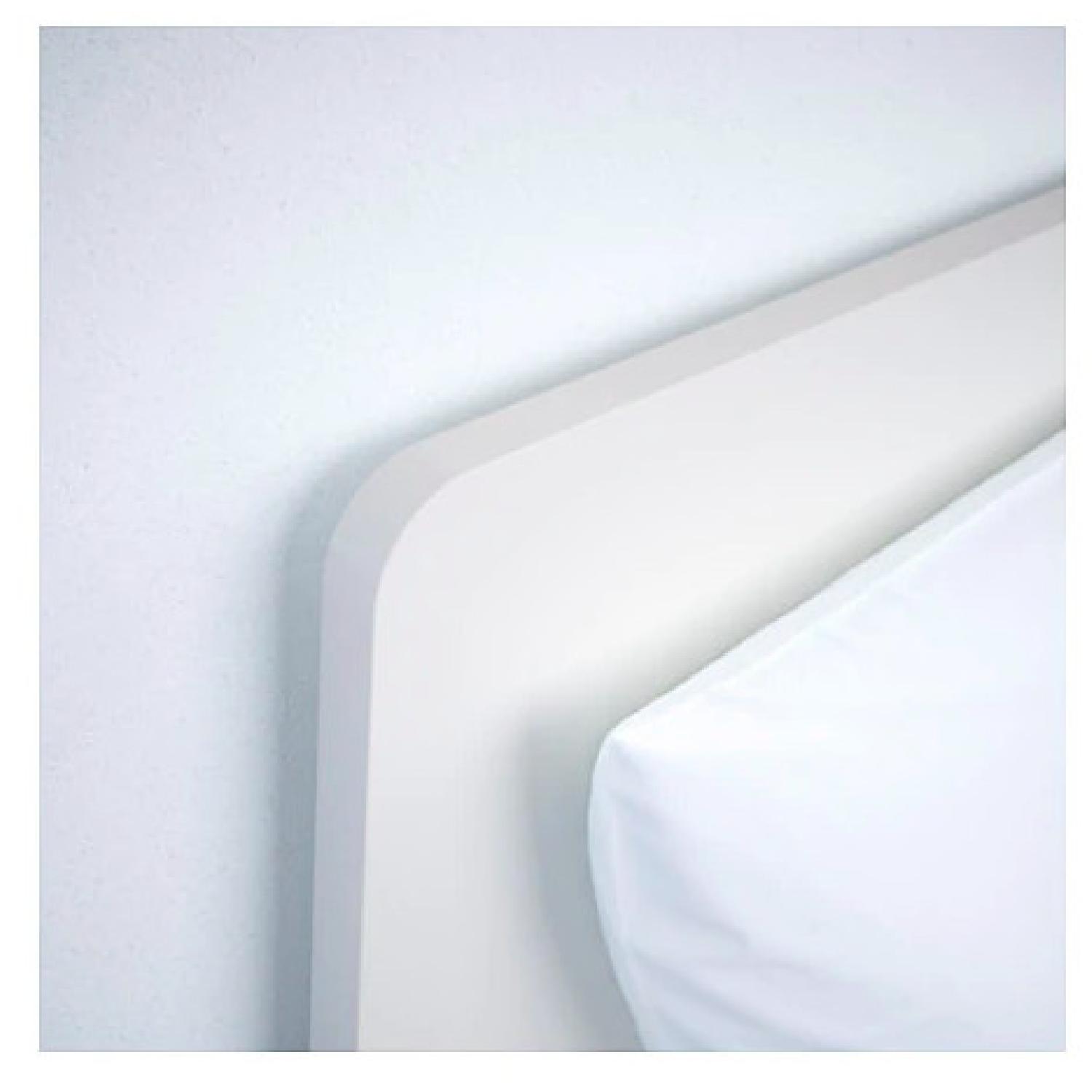 Ikea Askvoll White Bed Frame - image-2