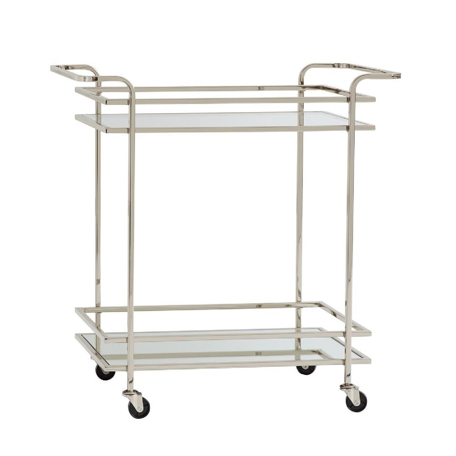 Pottery Barn Skylar Bar Cart AptDeco