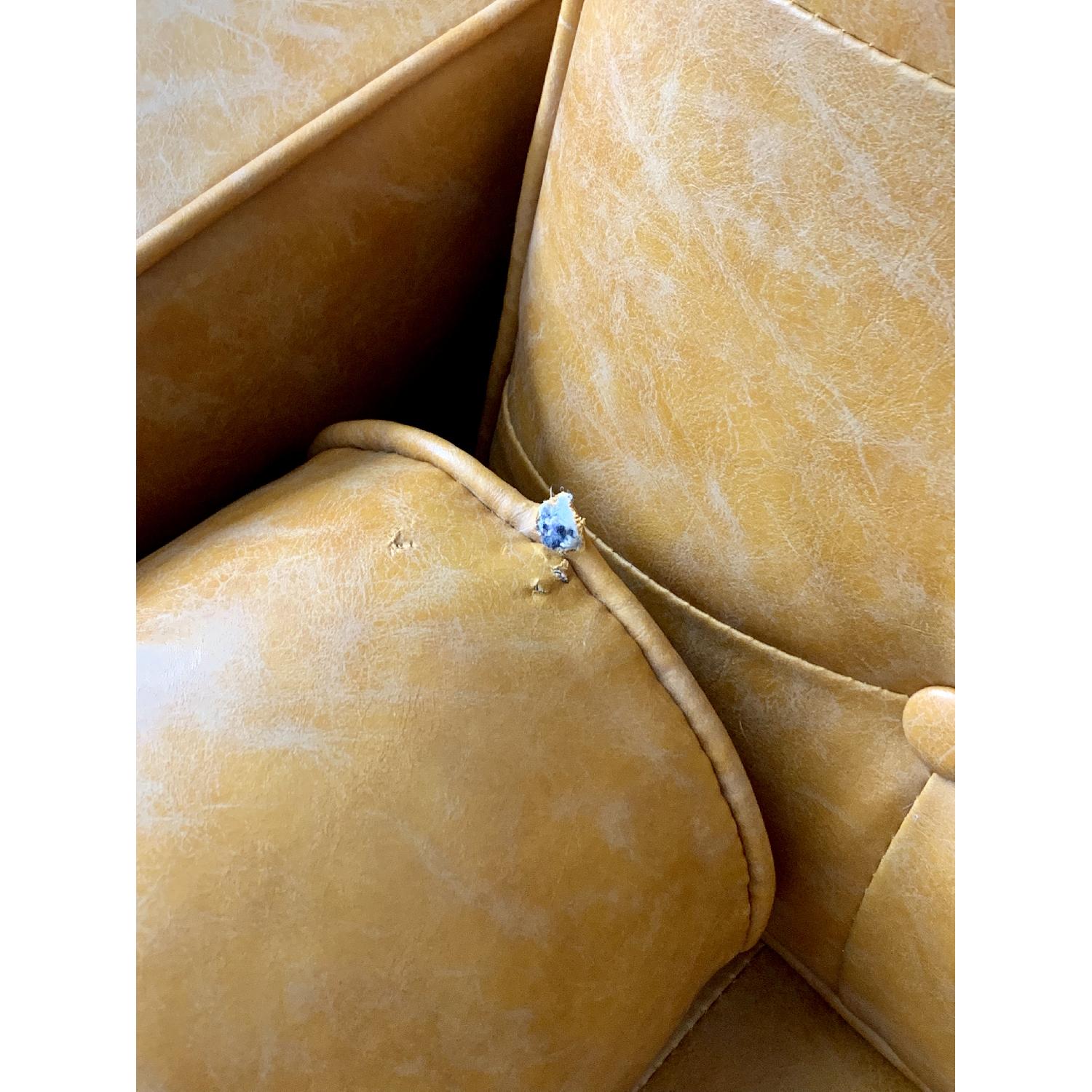 Modern Rustic Interiors Mid Century Vegan Leather Sofa - image-3