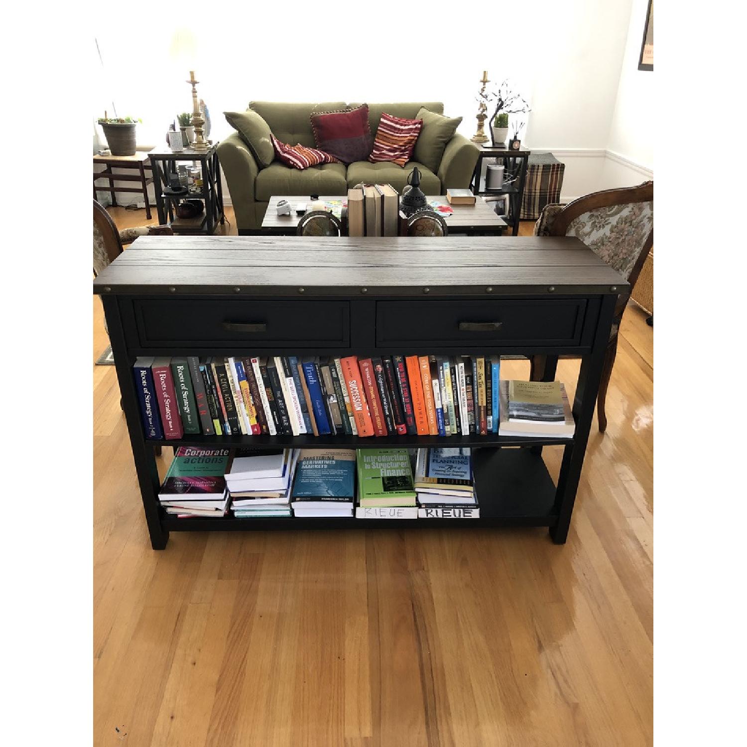 Raymour & Flanigan Side Table - image-1
