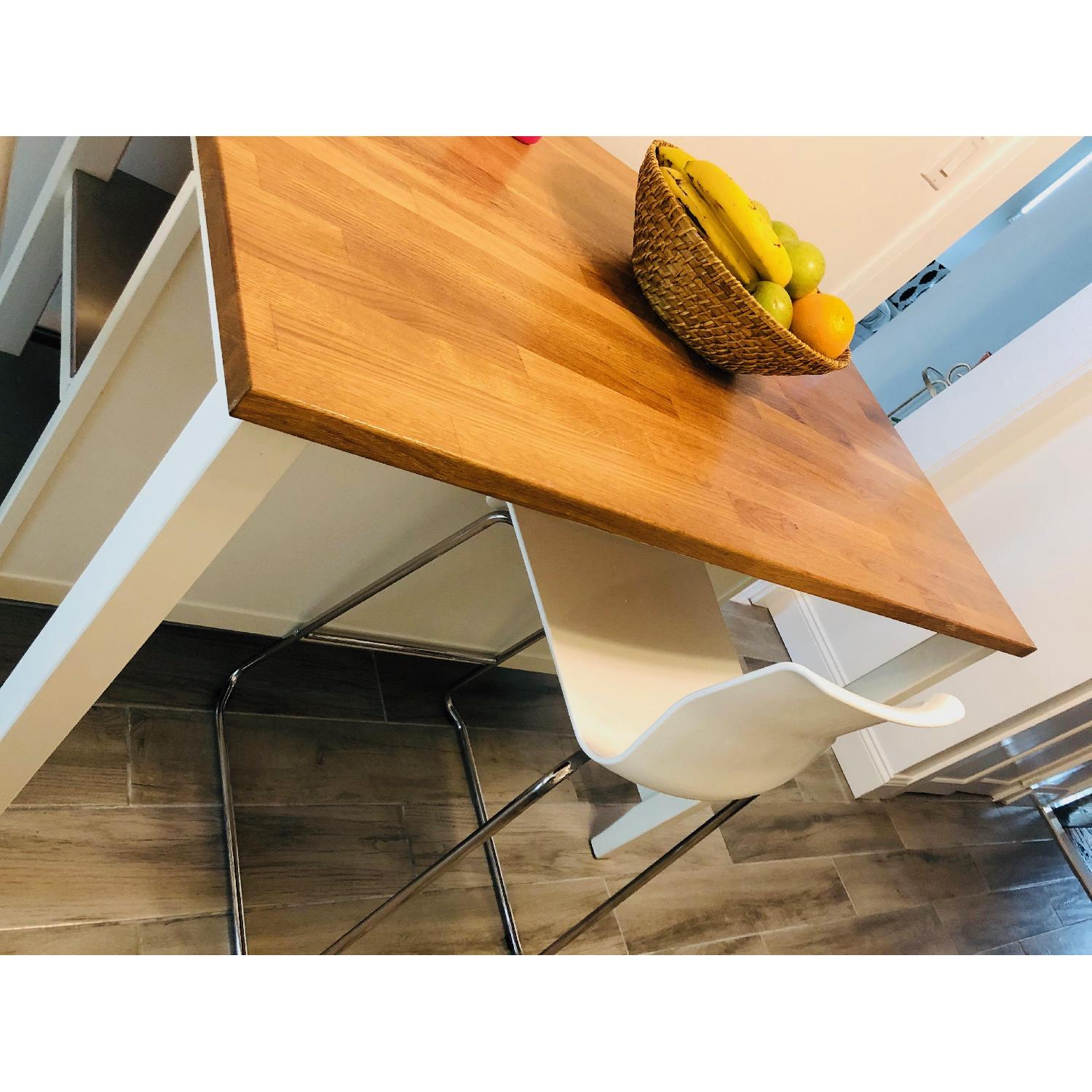 Ikea Stenstorp Wood & Stainless Steel Kitchen Island - image-1