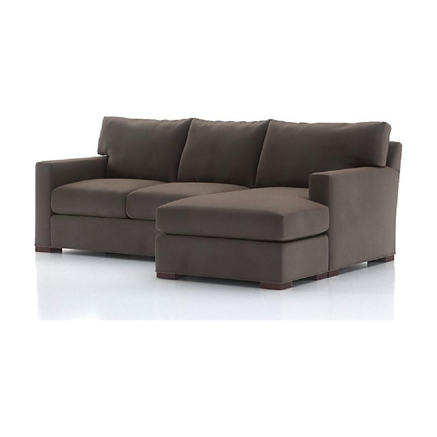 Crate & Barrel Axis Sleeper Sectional Sofa - image-4