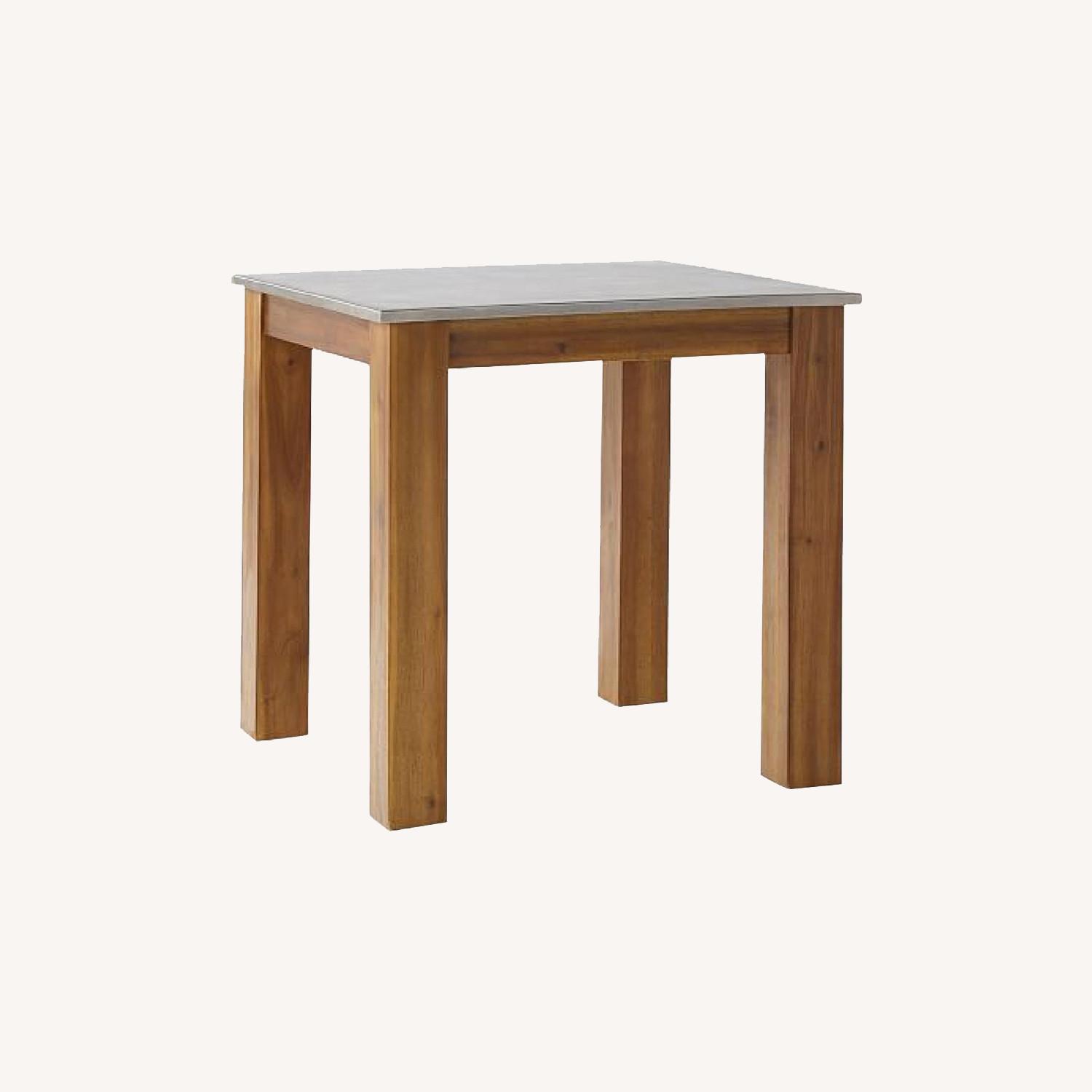 West Elm Wood/Metal Kitchen Table AptDeco