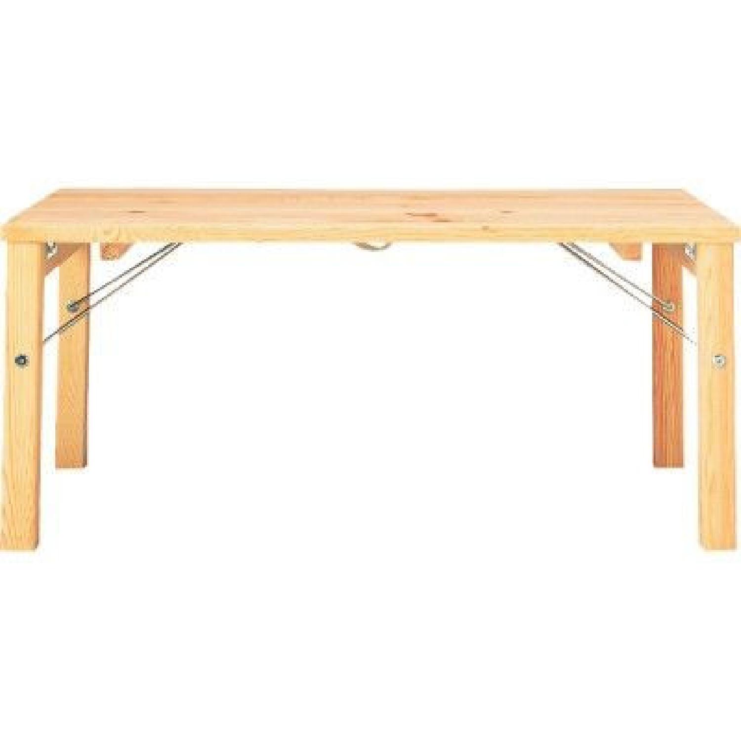 Muji Pinewood Low Coffee Table - image-0