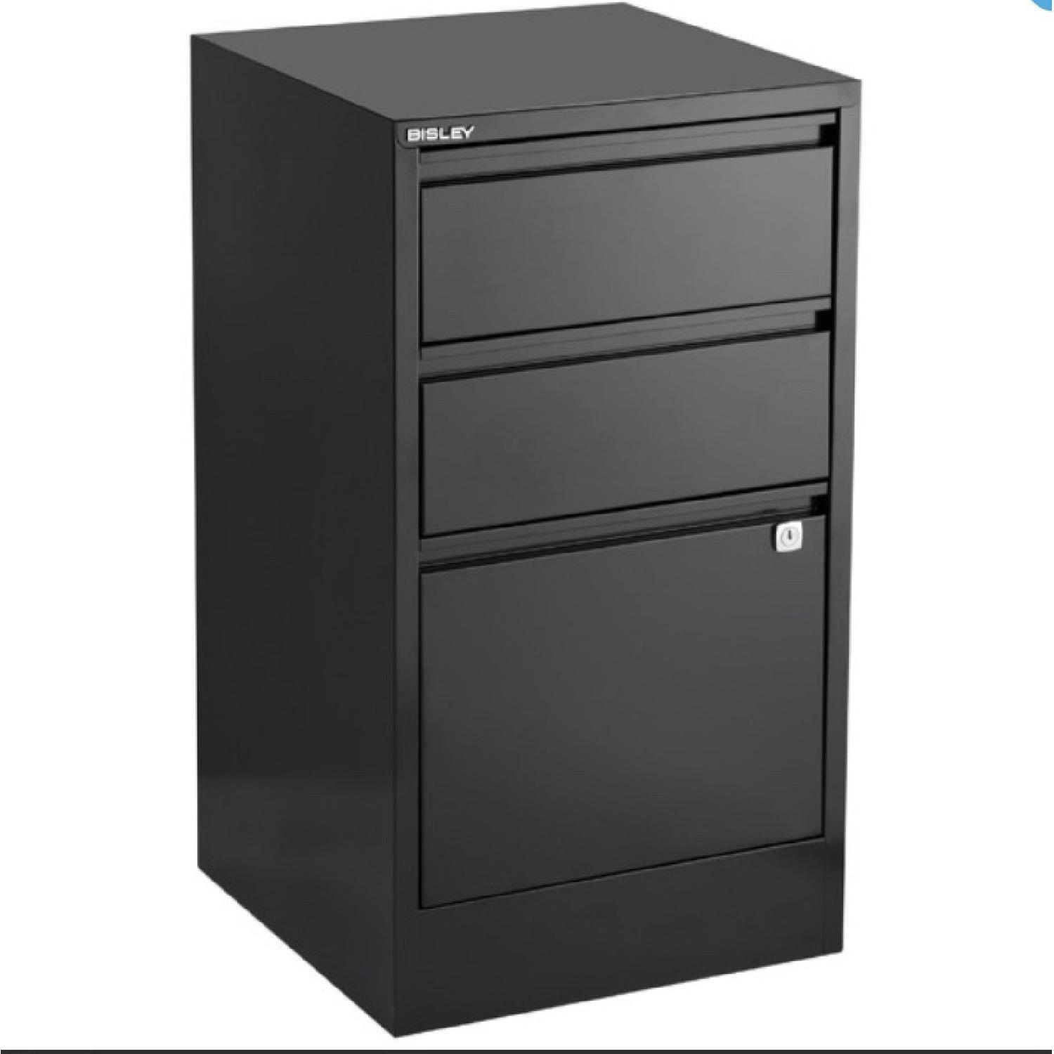 Bisley 3-Drawers Locking Office Filing Cabinet - image-4