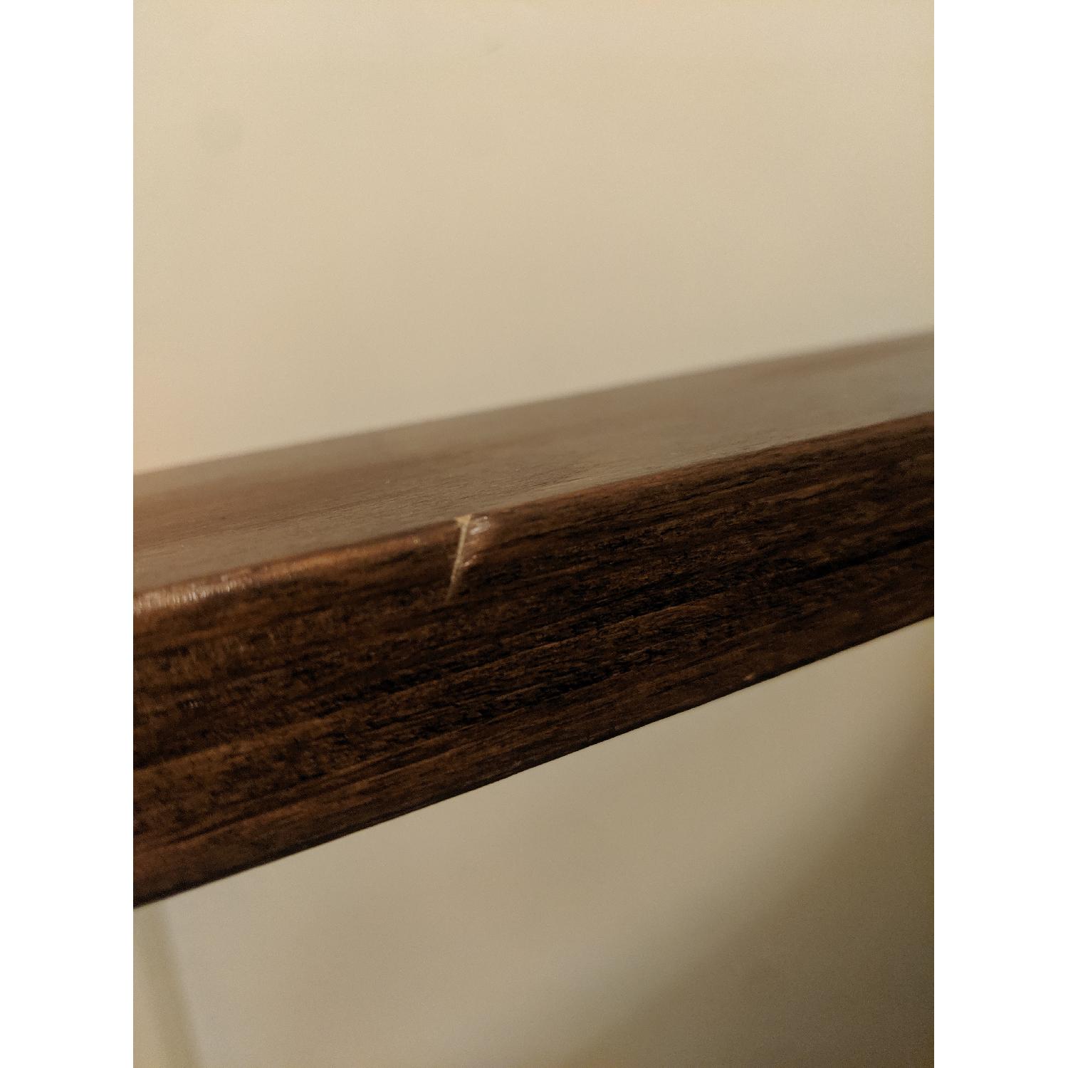 Ikea Poang Leather Chair w/ Dark Brown Frame - image-3