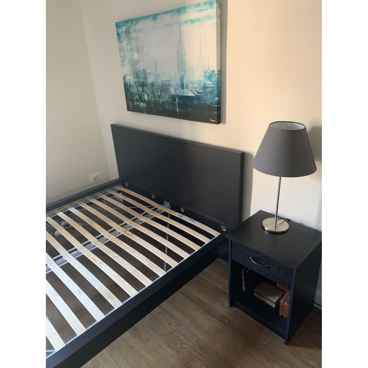 Ikea Malm Queen Black Bed Frame - image-2