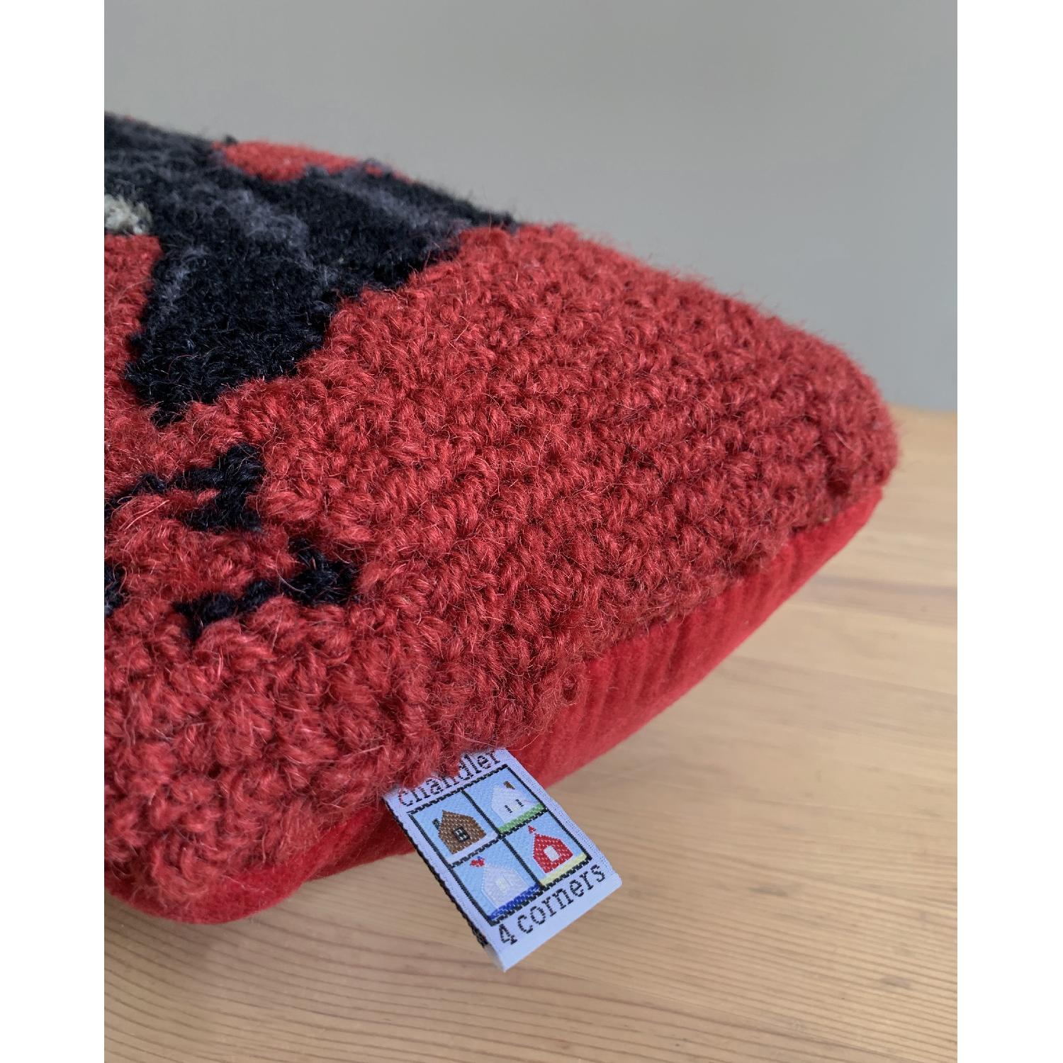 Long Wool Decorative Whale Pillow - image-3