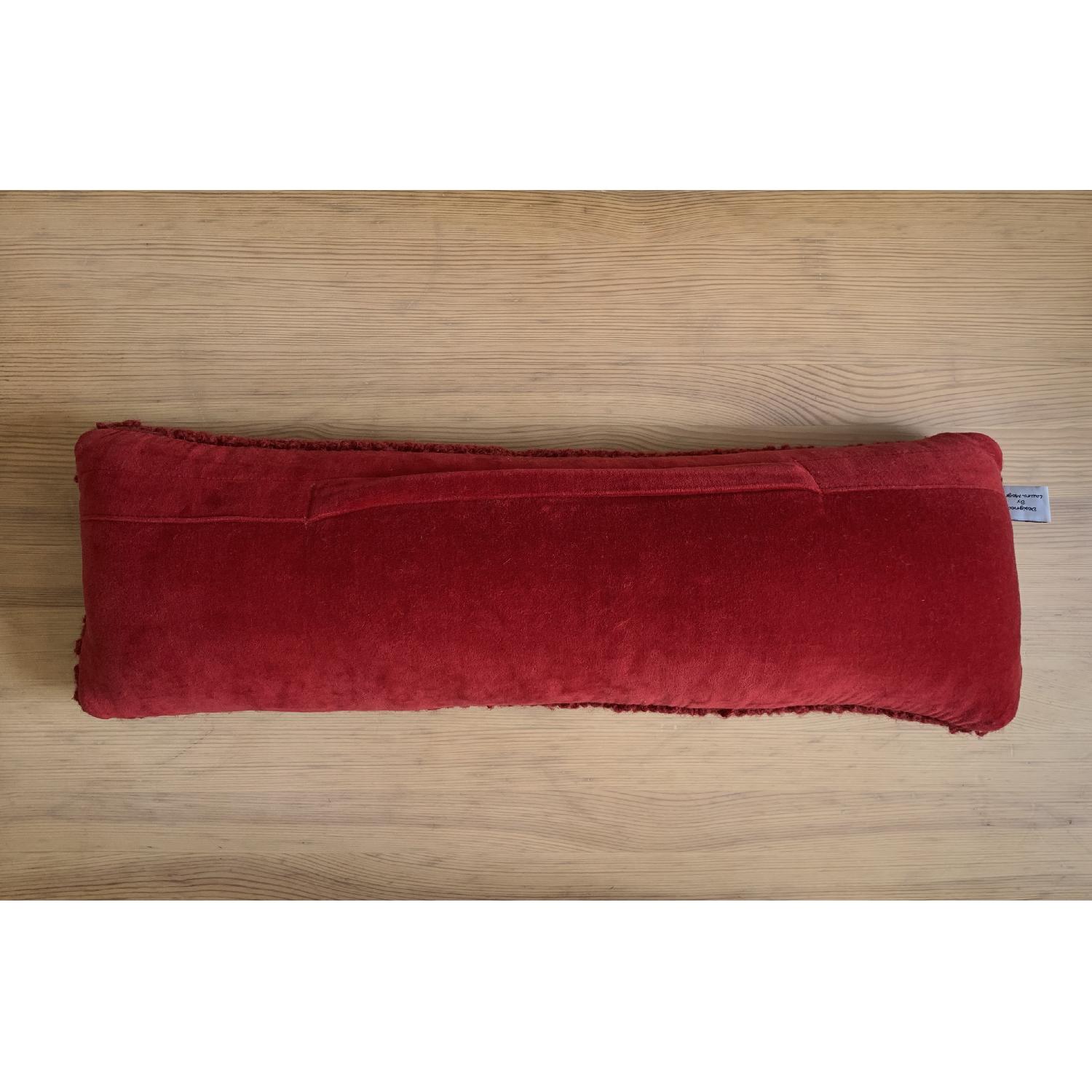 Long Wool Decorative Whale Pillow - image-4