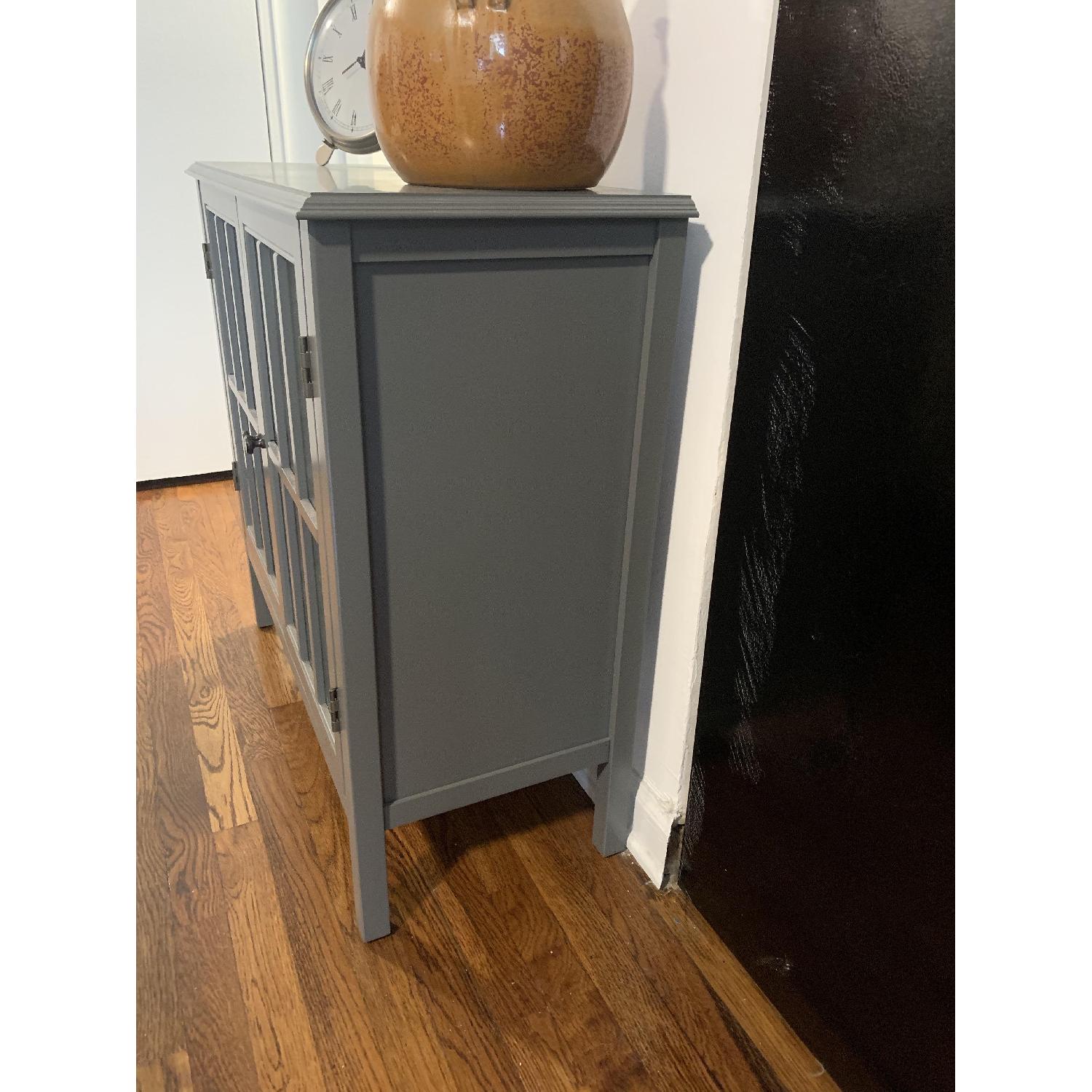 Target Windham 2 Door Accent in Grey AptDeco