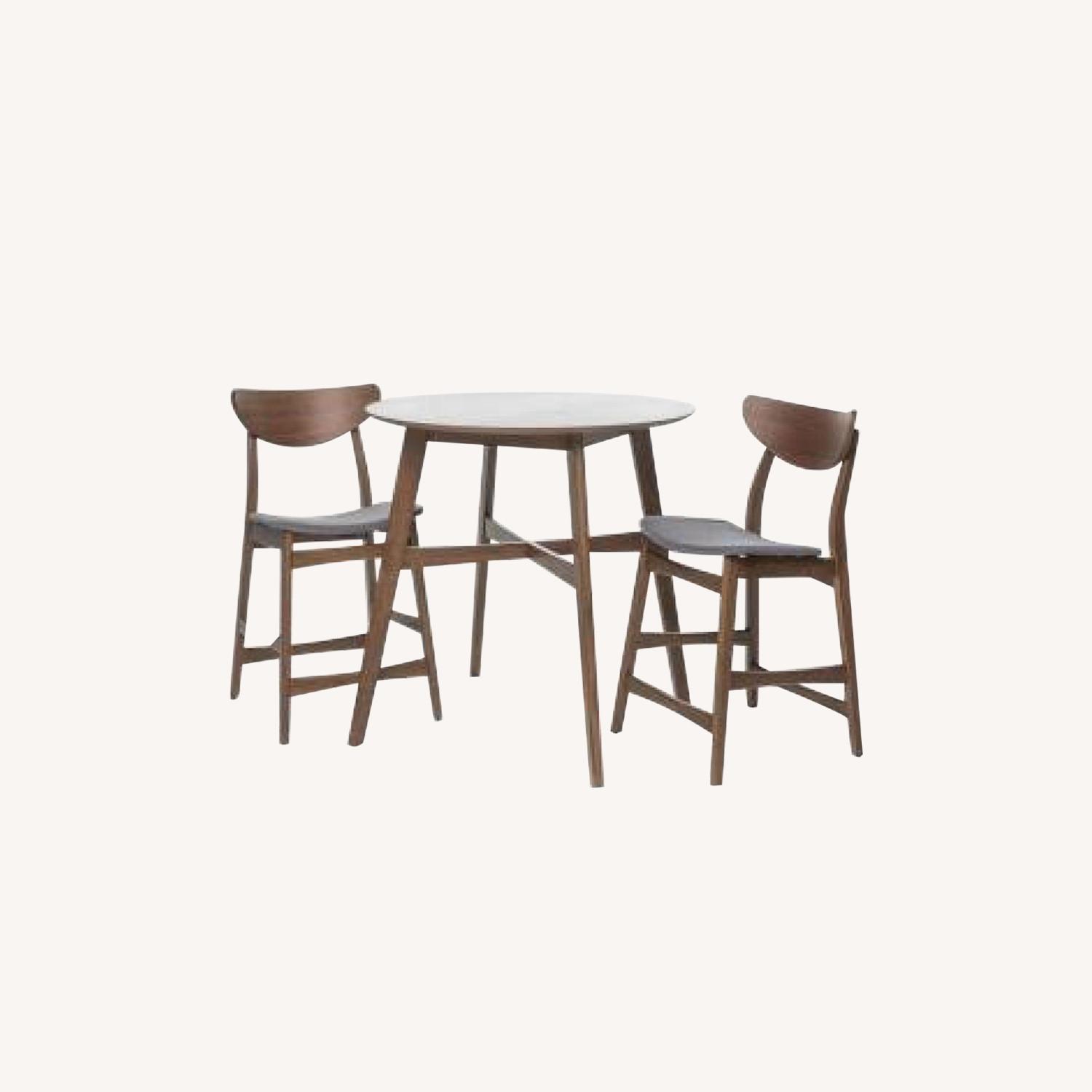 Langley Street Mid-Century Modern 3-Piece Counter Height Set - image-0