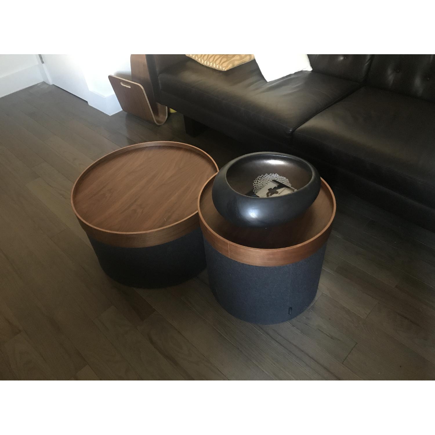 Design Within Reach Wide Drum Pouf - image-1
