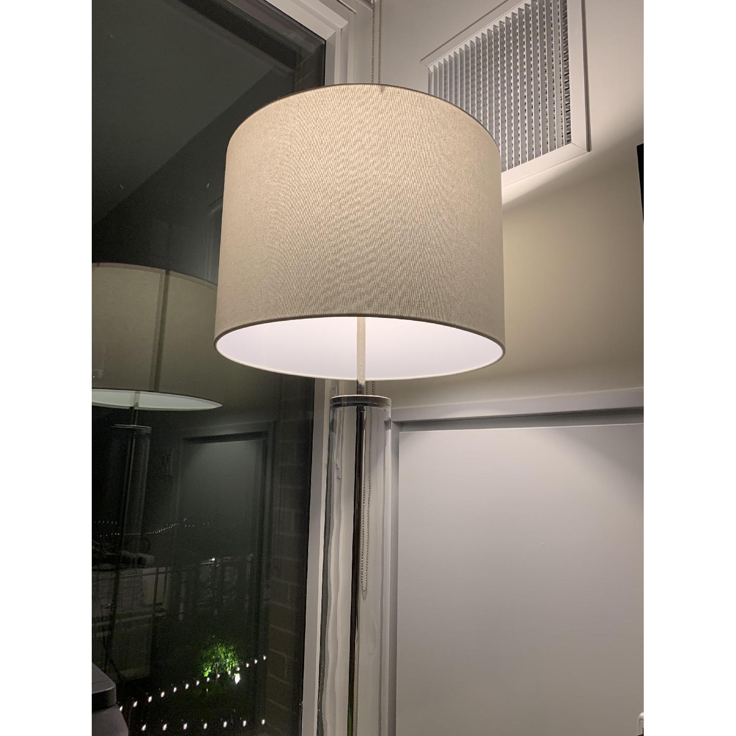 West Elm Acrylic Column Floor Lamp - image-3