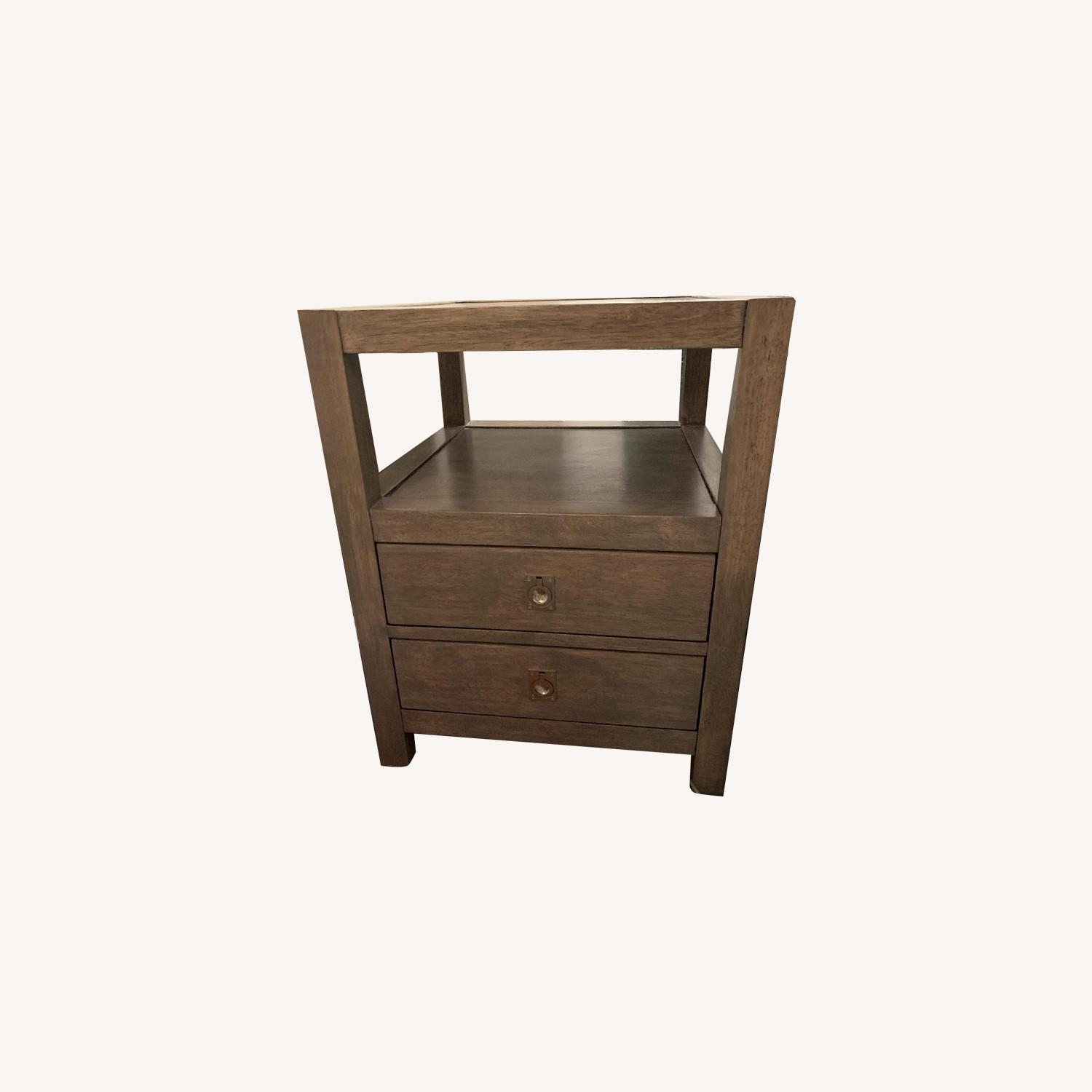 Modern Solid Wood End Table - image-0