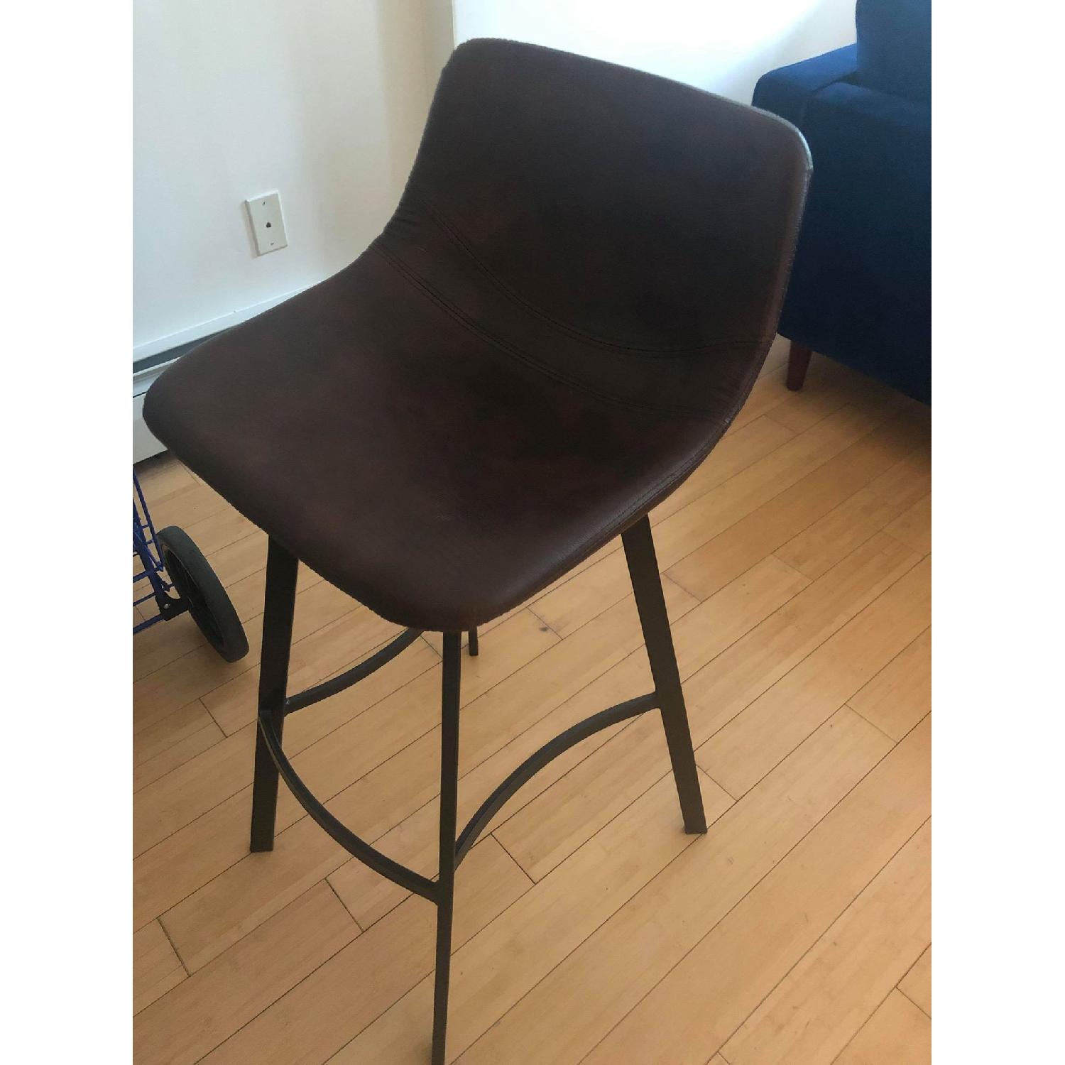 Latitude Run Mary-Kate Faux Leather Bar Stools - image-3