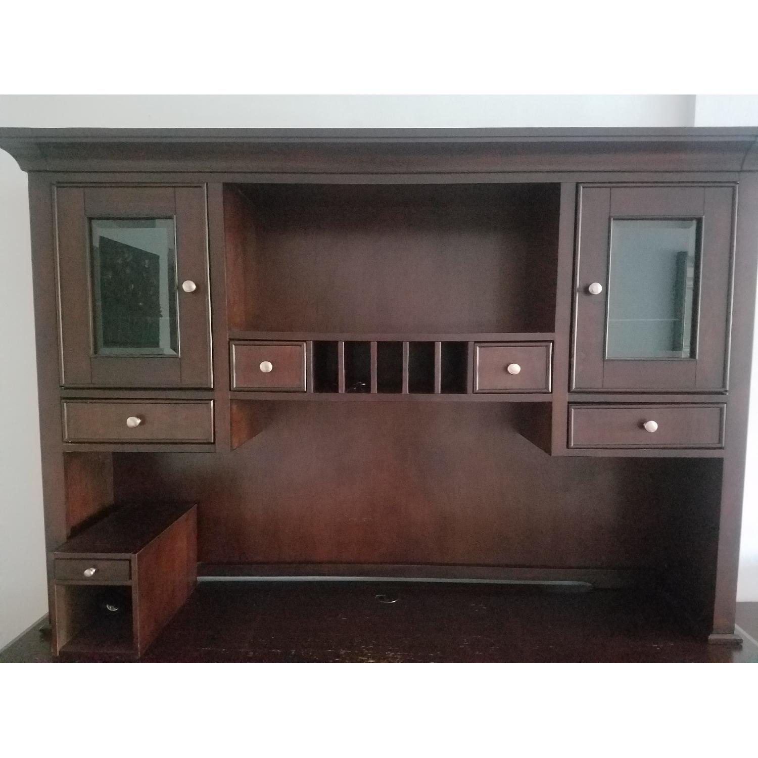 Raymour & Flanigan Desk w/ Hutch AptDeco