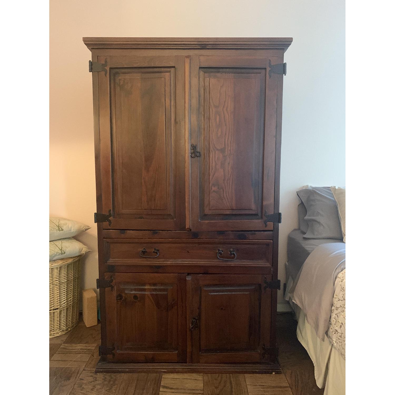 Wood Armoire - image-1