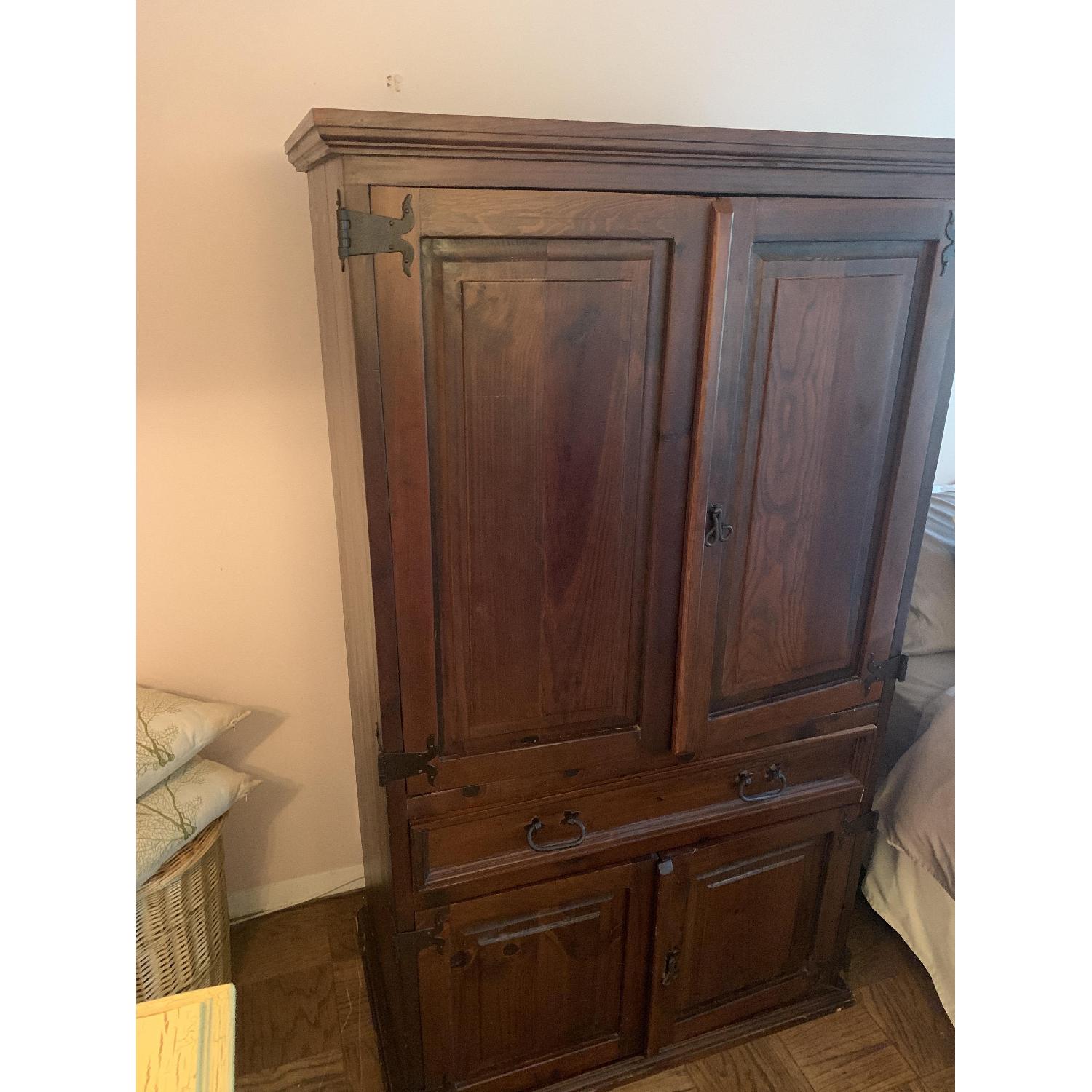Wood Armoire - image-2