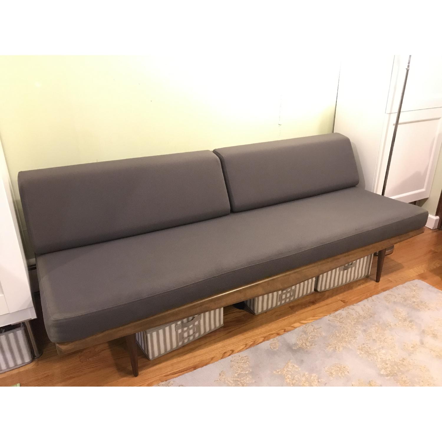 Modernica Nelson Danish Mid Century Daybed w/ Vintage Frame AptDeco