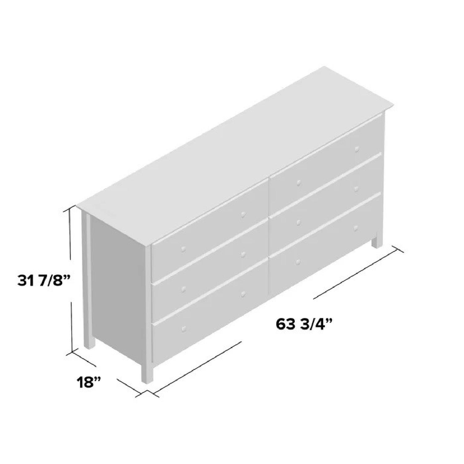 Walnut Dresser w/ Gold Anthropologie Knobs - image-5