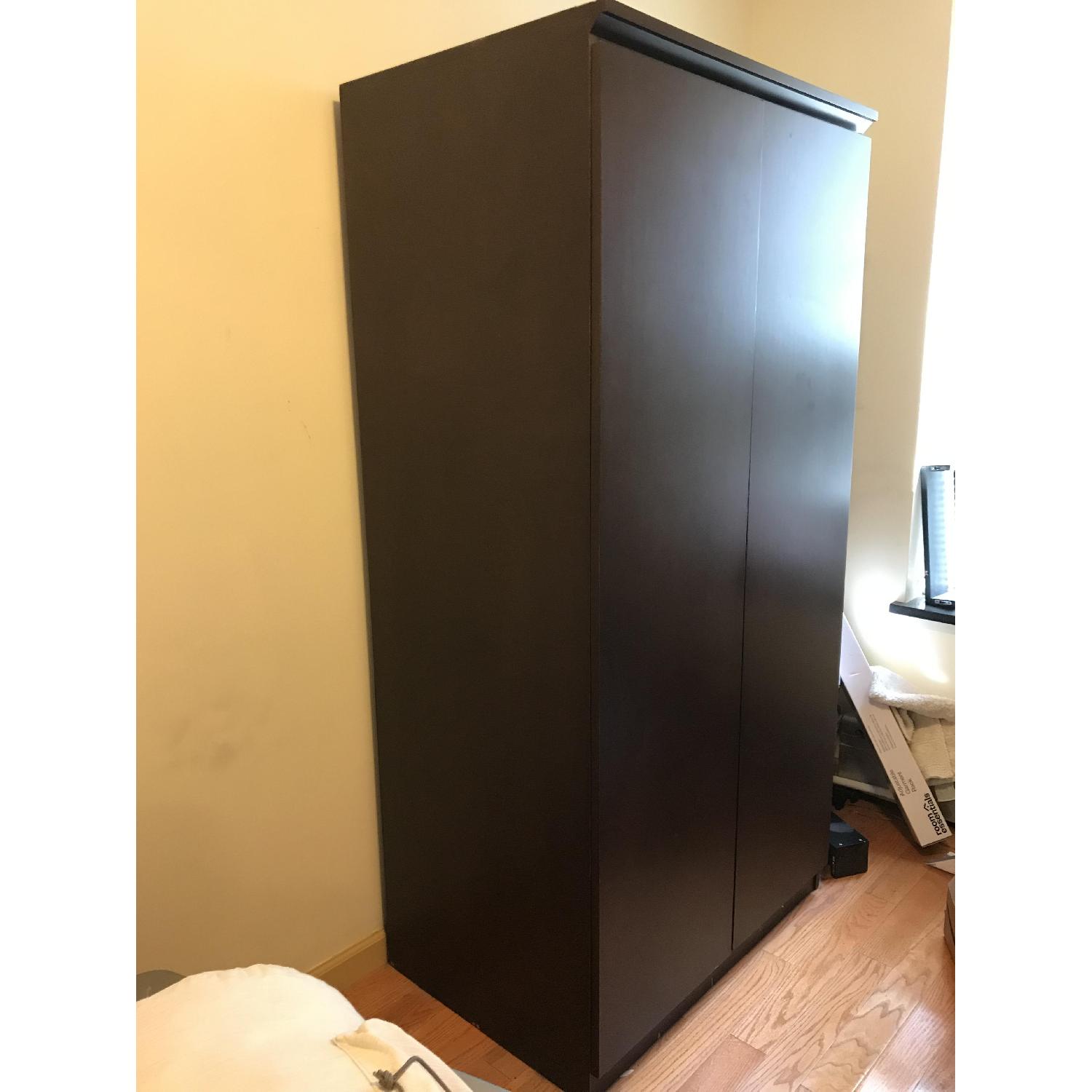 Gothic Craft Wooden Armoire AptDeco