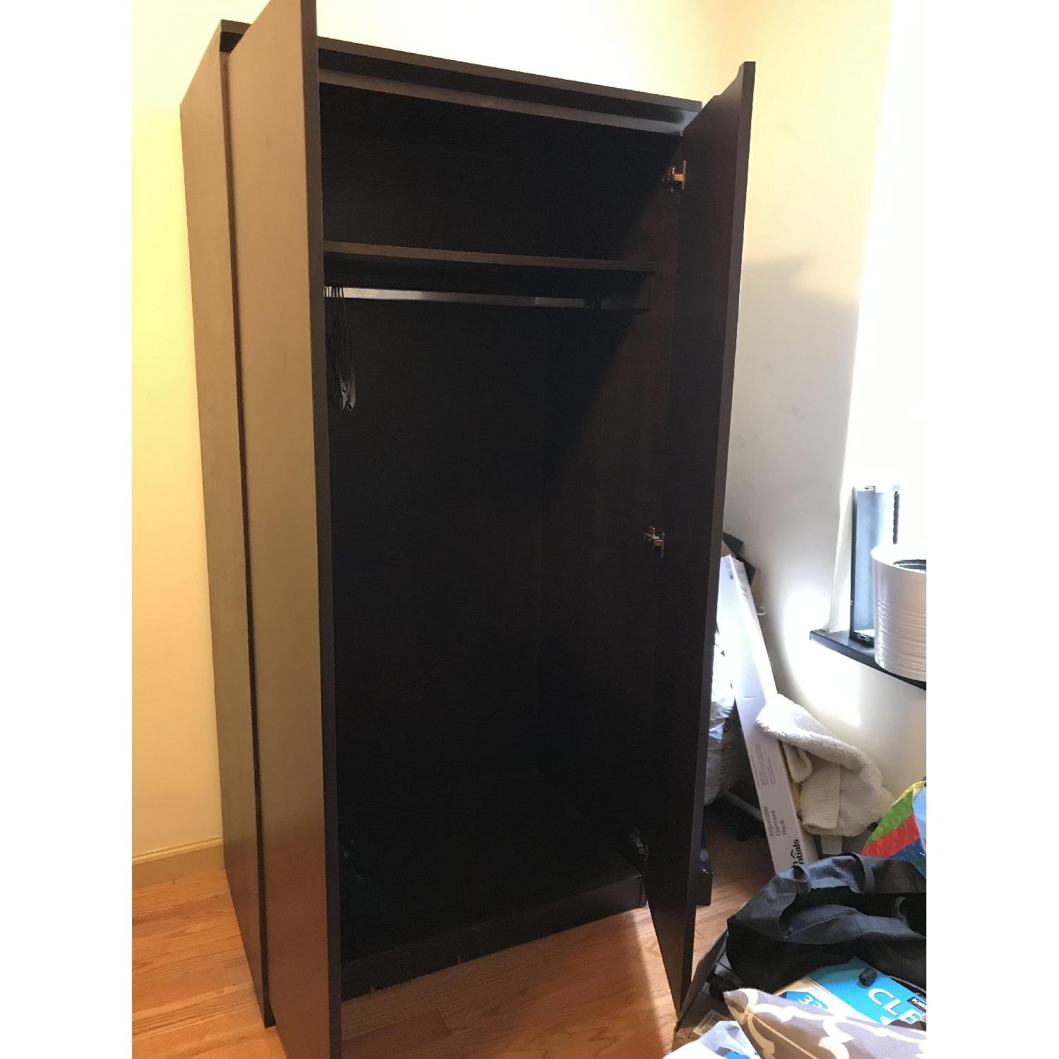 Gothic Craft Wooden Armoire AptDeco