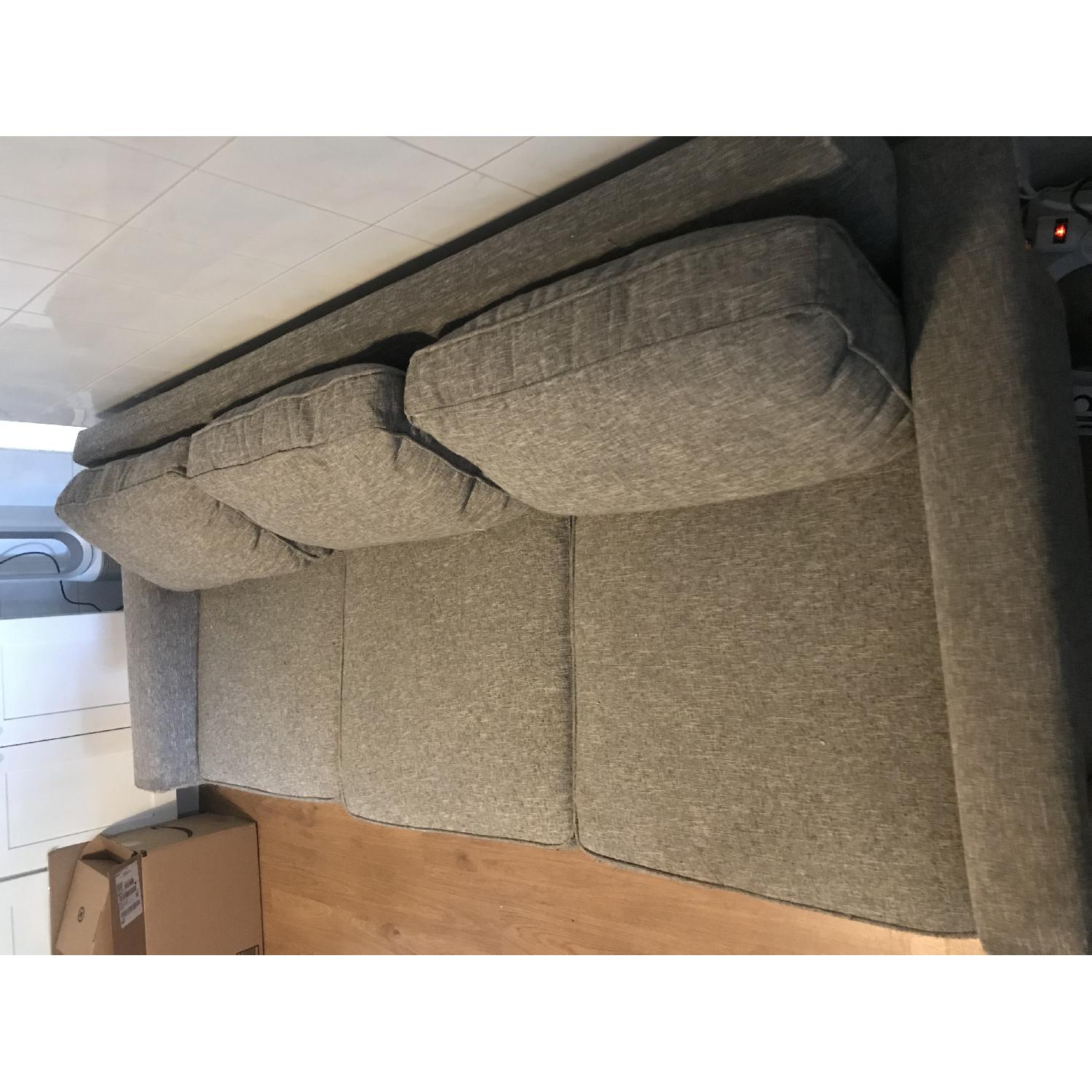 West Elm Grey Leon Sofa - image-4