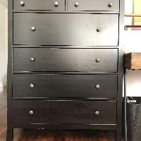 black dress and brown ankle boots DaVinci Jenny Lind Spindle 6-Drawer Dresser main image 1