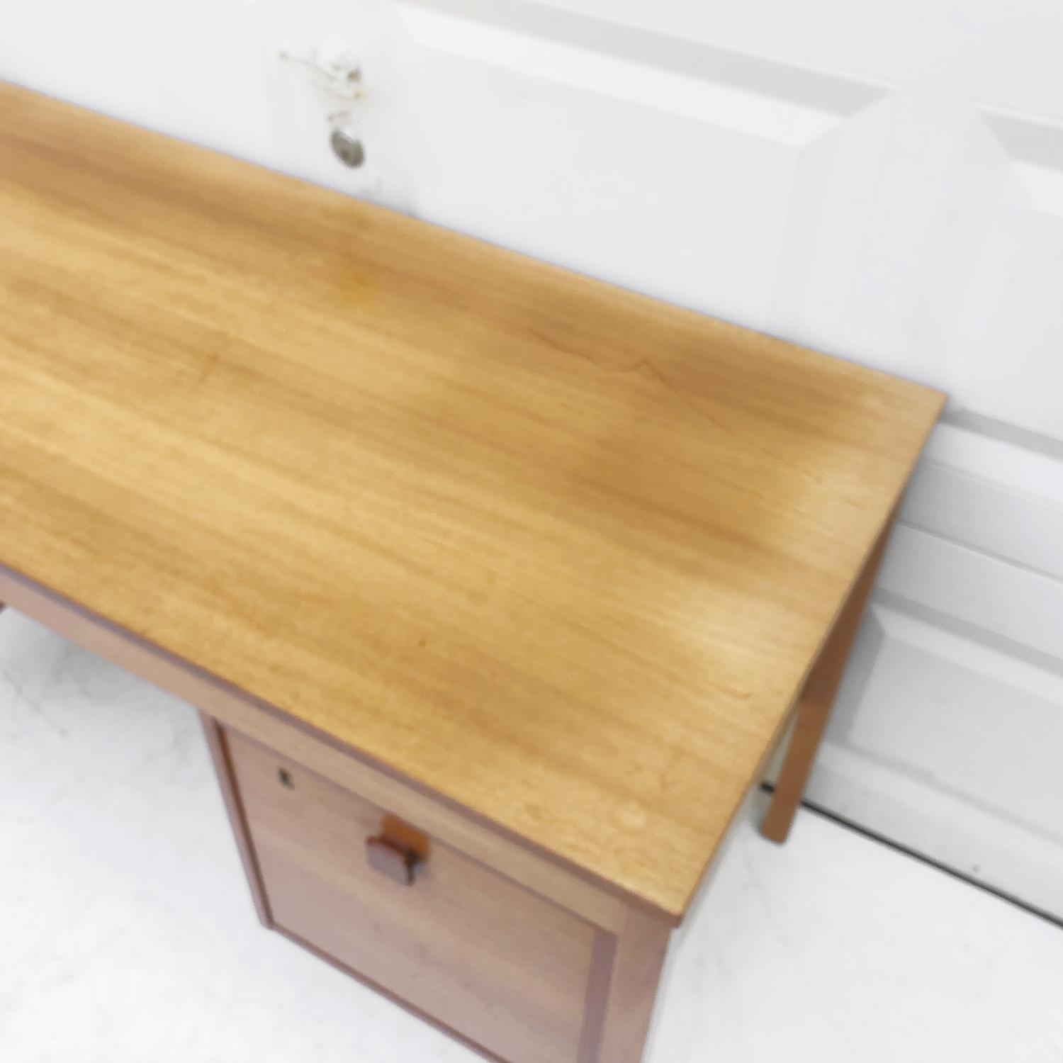 Modern Teak Office Desk - image-1