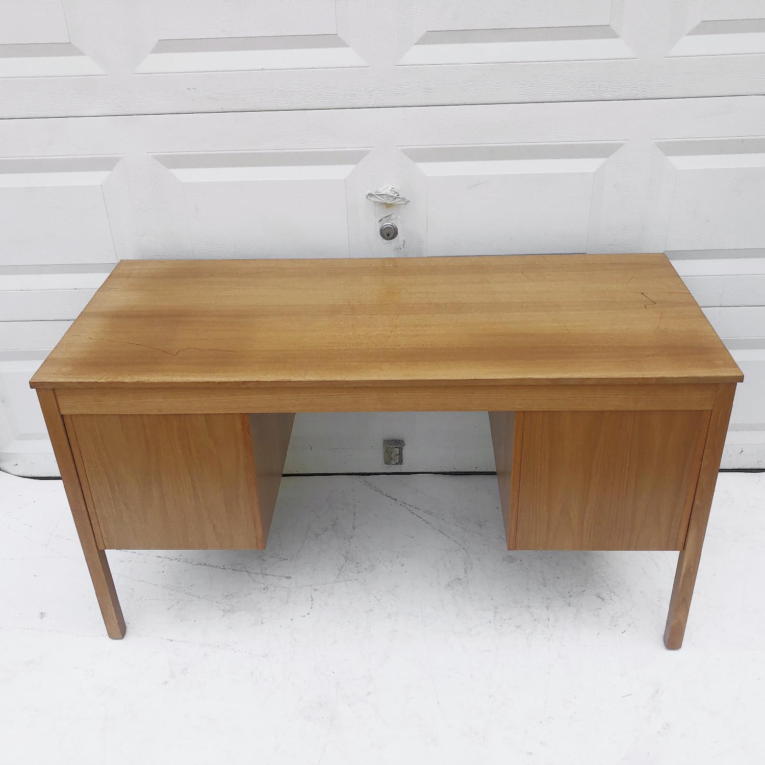 Modern Teak Office Desk - image-2