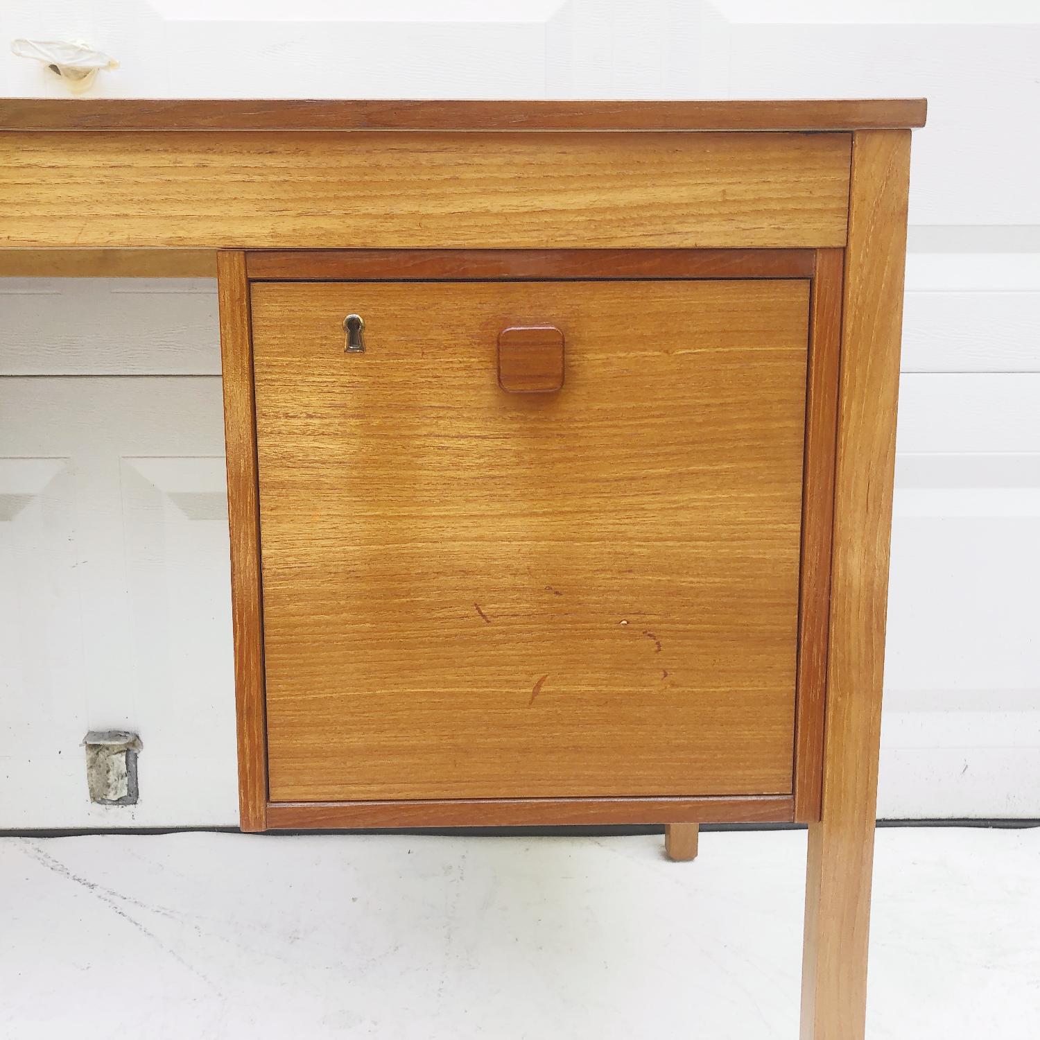 Modern Teak Office Desk - image-8