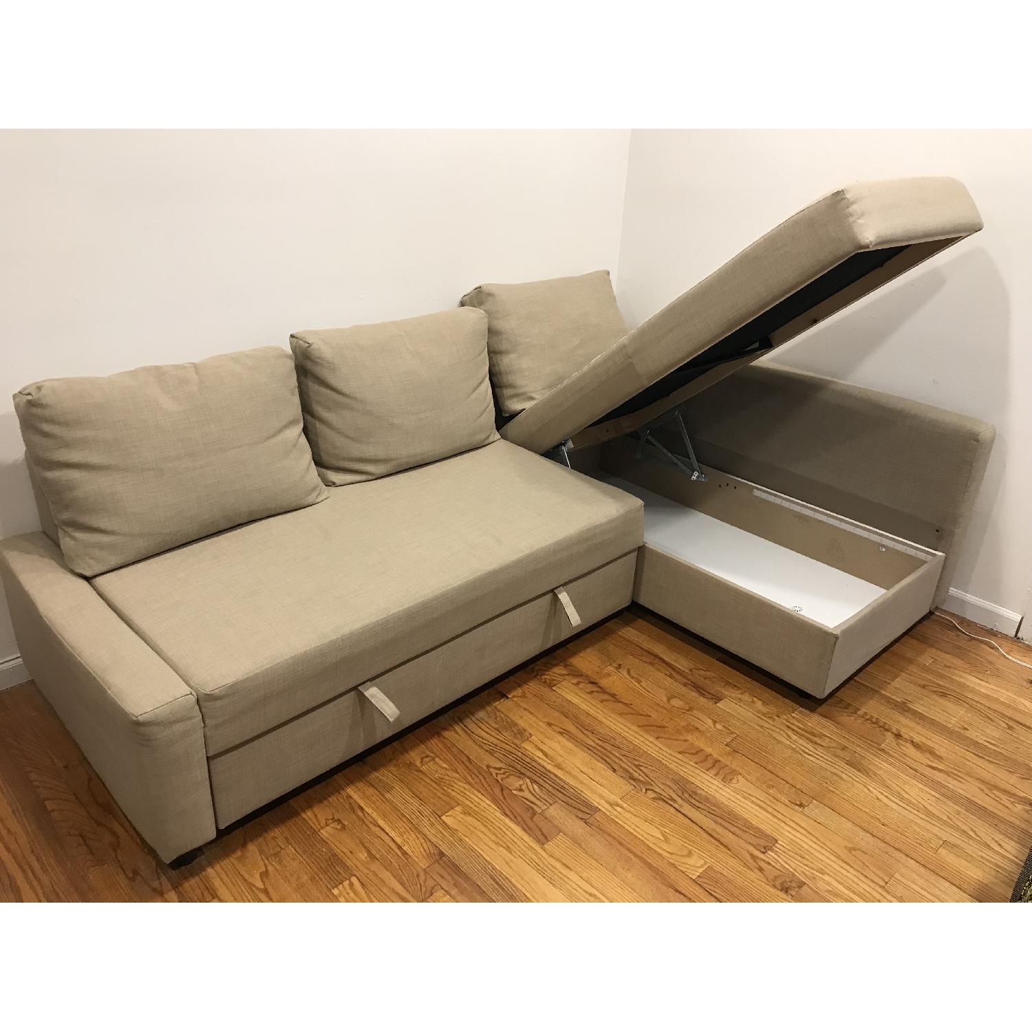 Ikea Friheten Sleeper Sectional Sofa W Storage Aptdeco