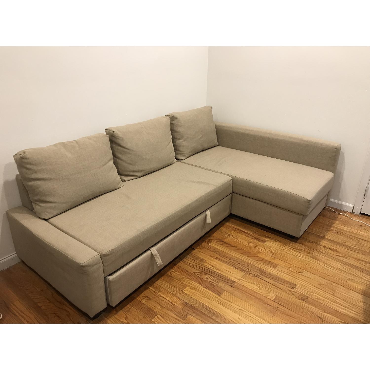 Ikea Friheten Sleeper Sectional Sofa w/ Storage - image-3