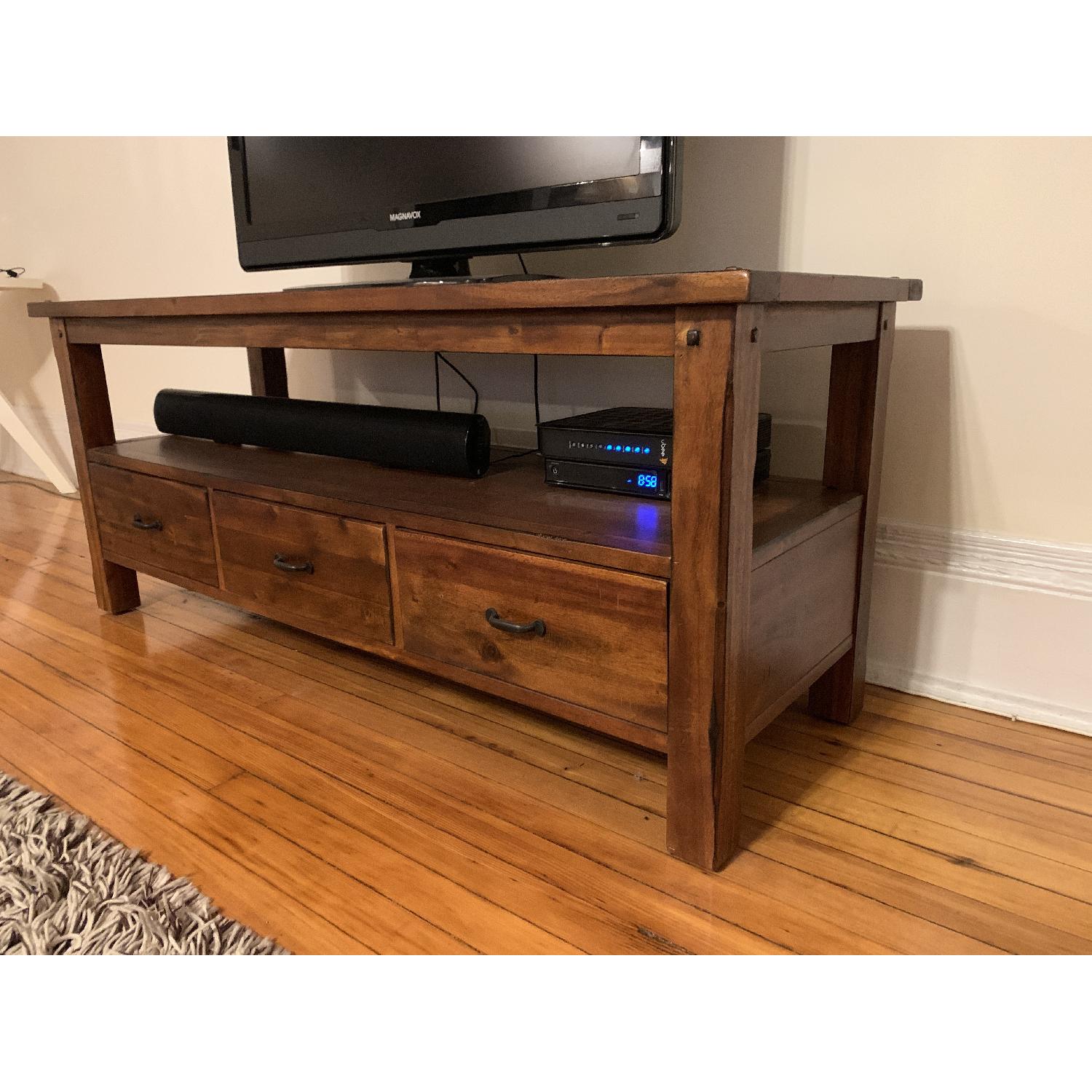 World Market Wood Media Console AptDeco
