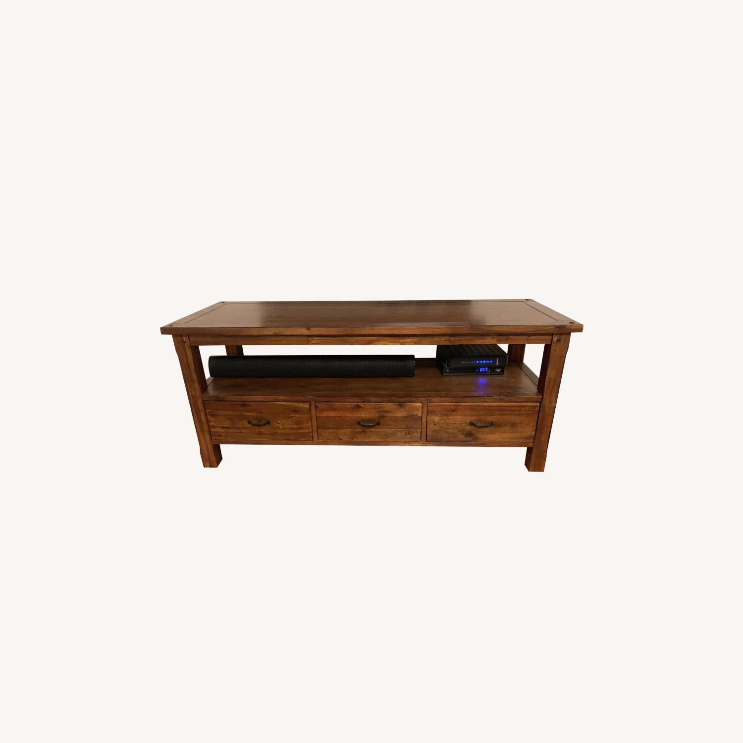 World Market Wood Media Console AptDeco