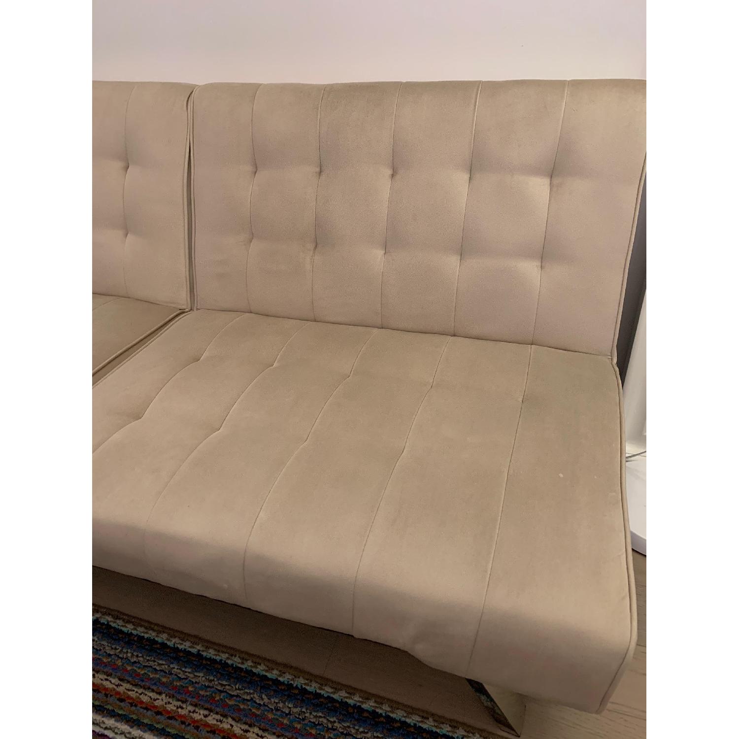 DHP Emily Futon w/ Chrome Legs - image-4