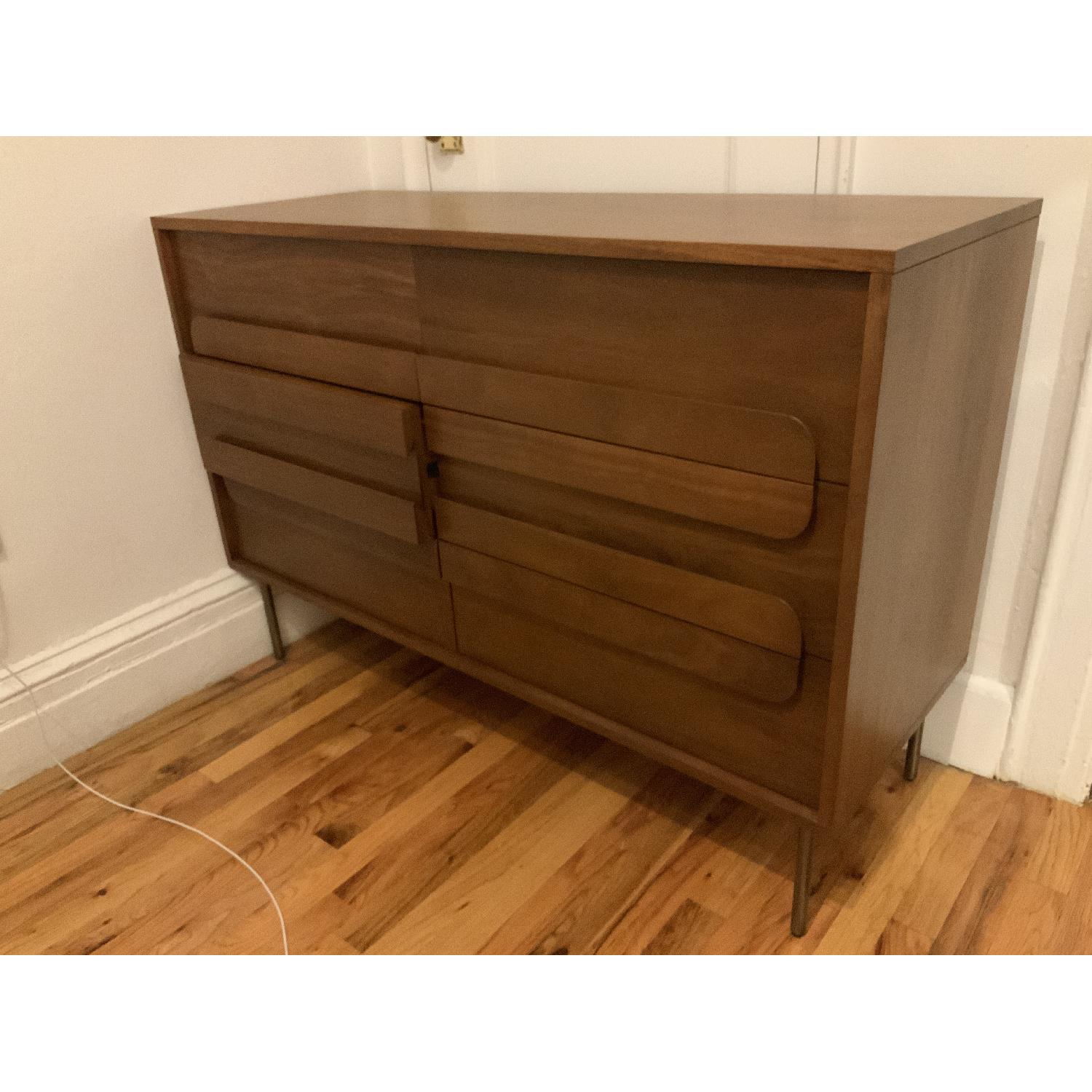 West Elm Gemini 6-Drawer Dresser in Walnut - image-2