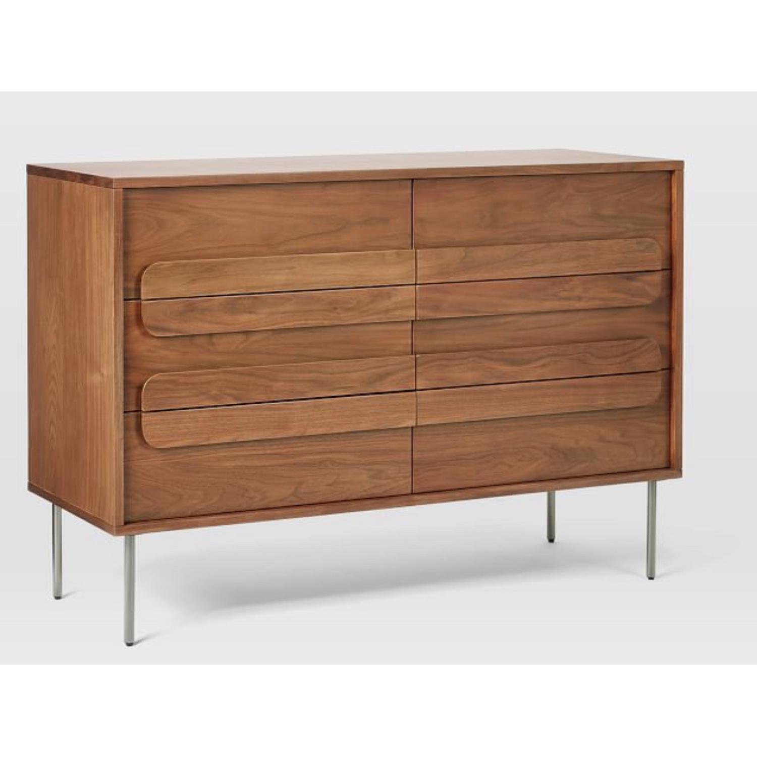 West Elm Gemini 6Drawer Dresser in Walnut AptDeco