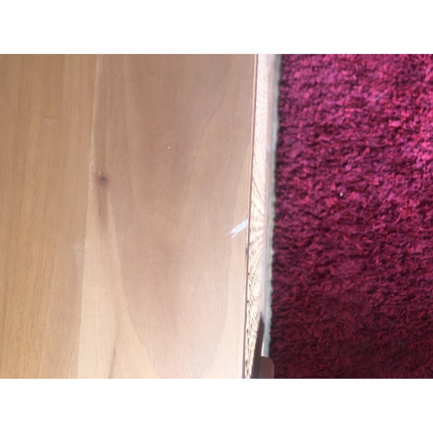 Cane TV Stand w/ Interior Shelving - image-3