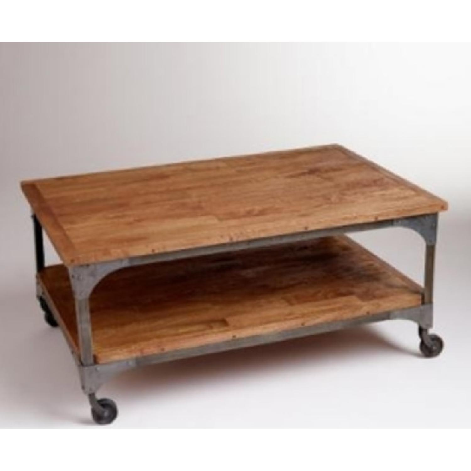 World Market Wood & Metal Industrial Coffee Table - image-5