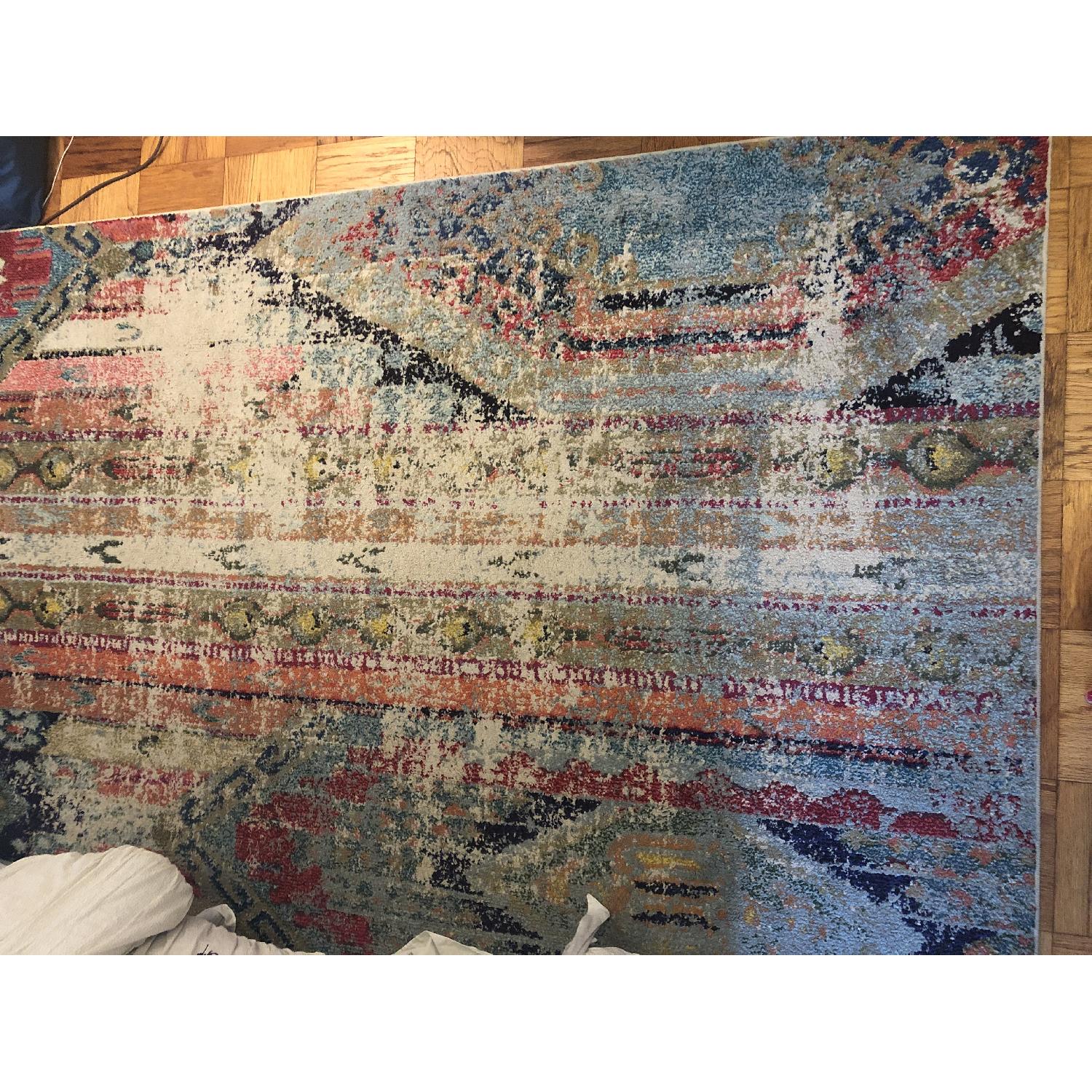 Mistana Newburyport Orange/Blue/Pink Area Rug - image-2