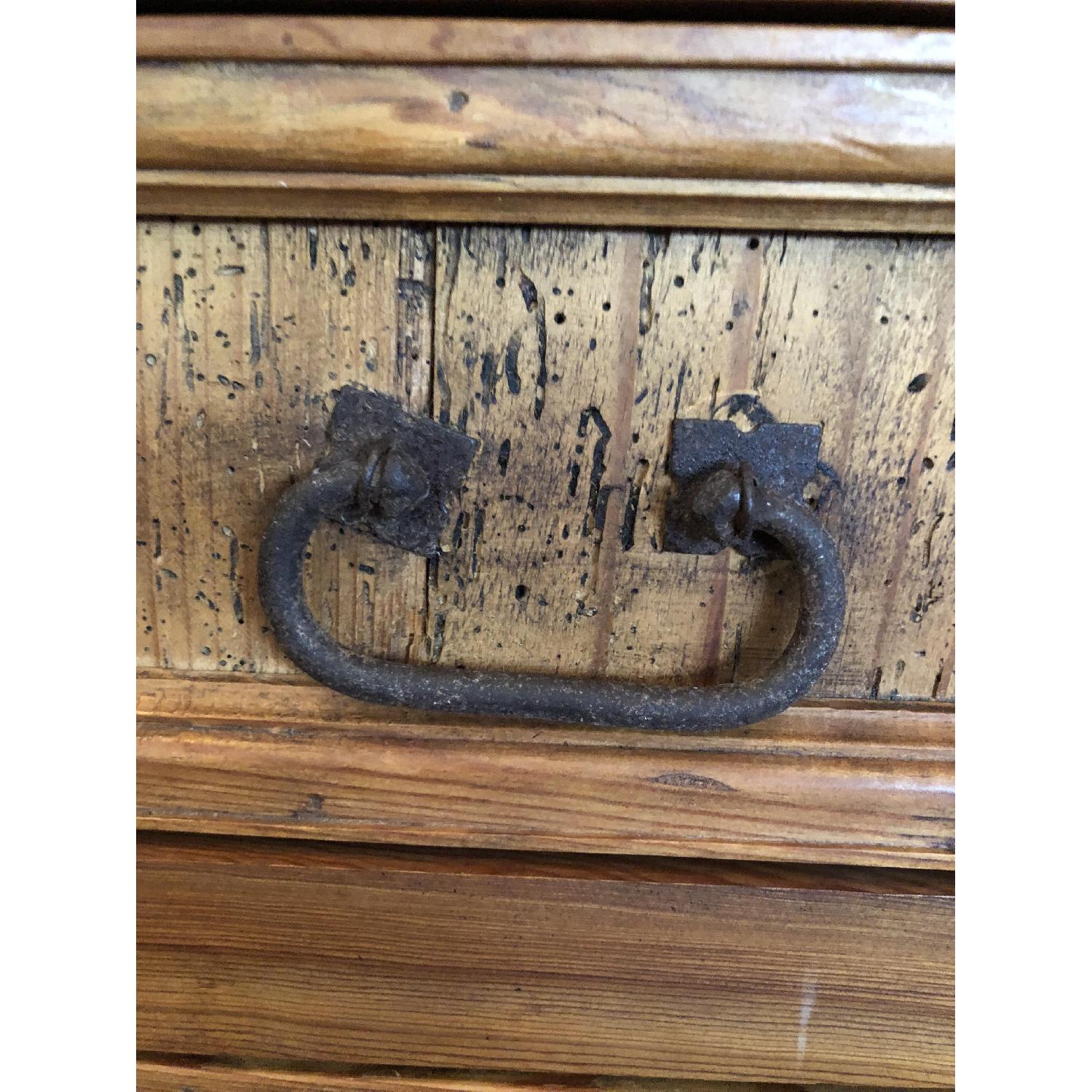 Country Rustic Wood Armoire w/ Rustic Hardware - image-6