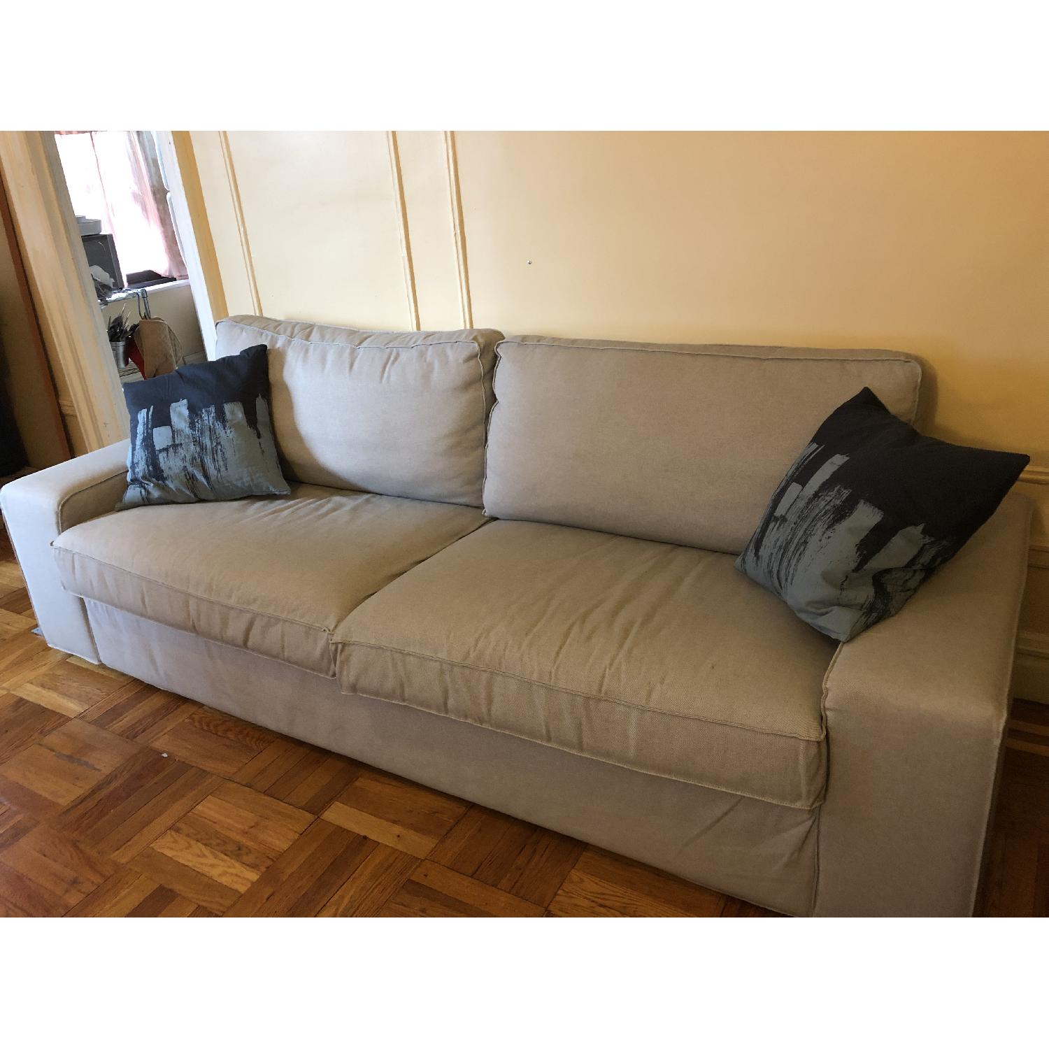 Ikea Kivik Light Grey Sofa - image-1