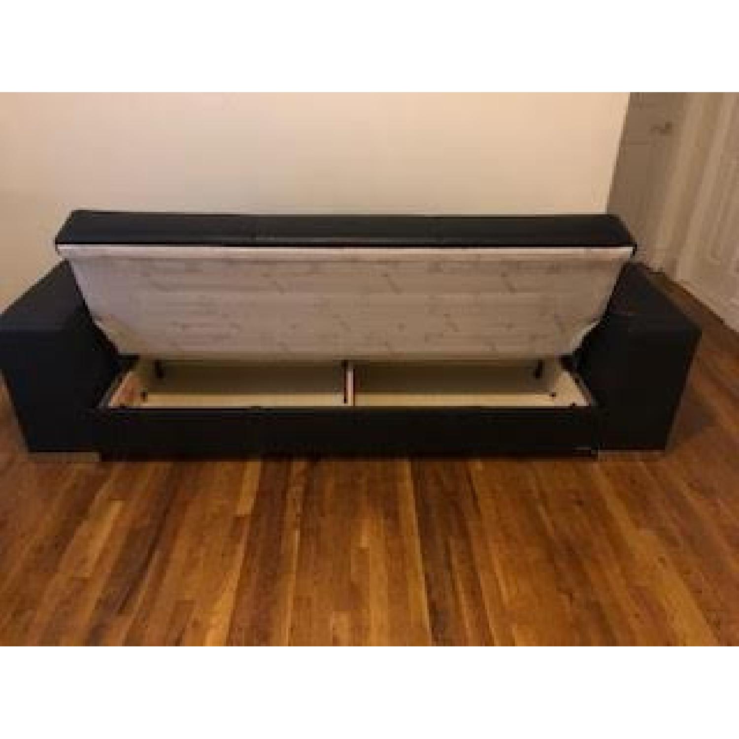 Istikbal Furniture Kobe Sofa Sleeper in Escudo Black - image-3