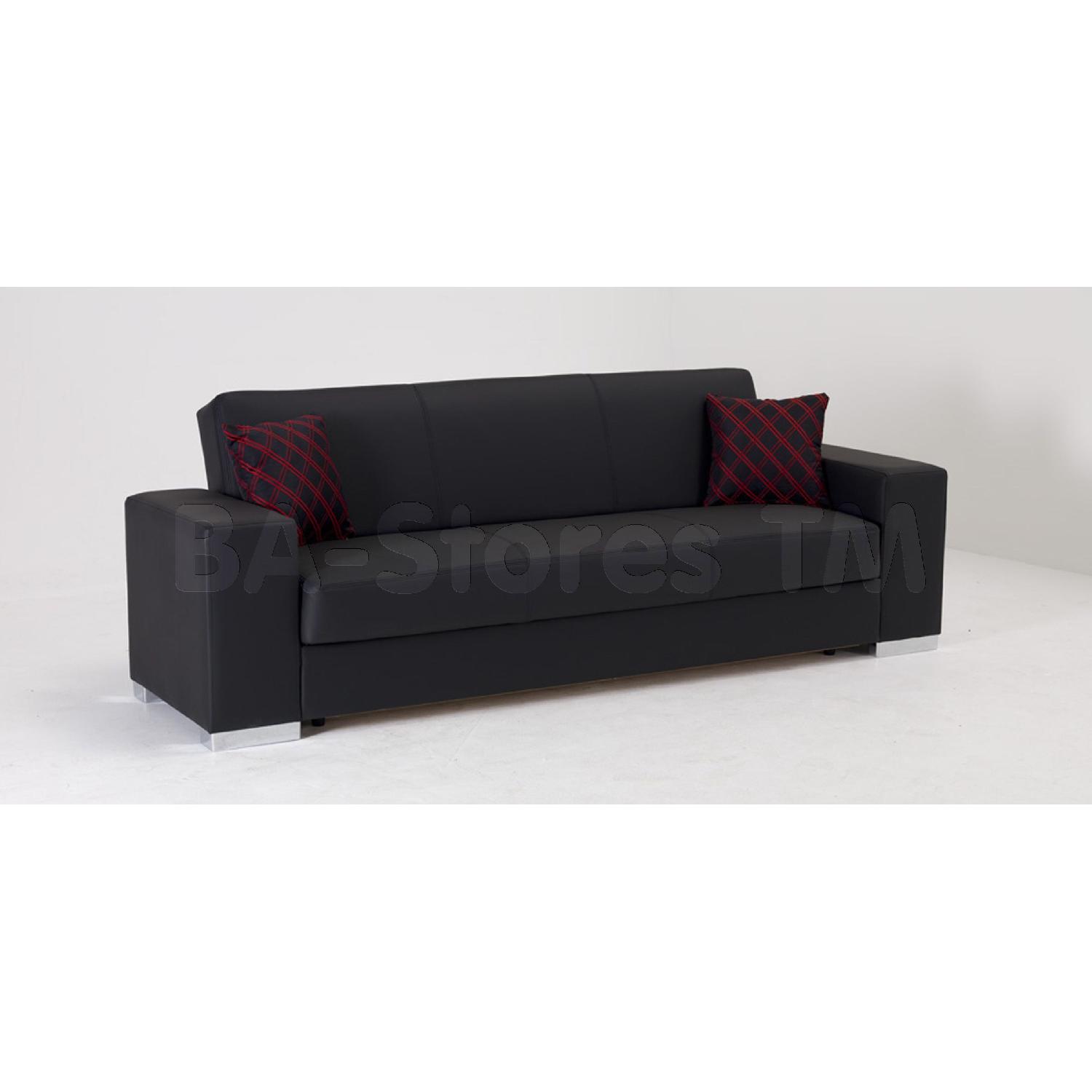 Istikbal Furniture Kobe Sofa Sleeper in Escudo Black - image-5