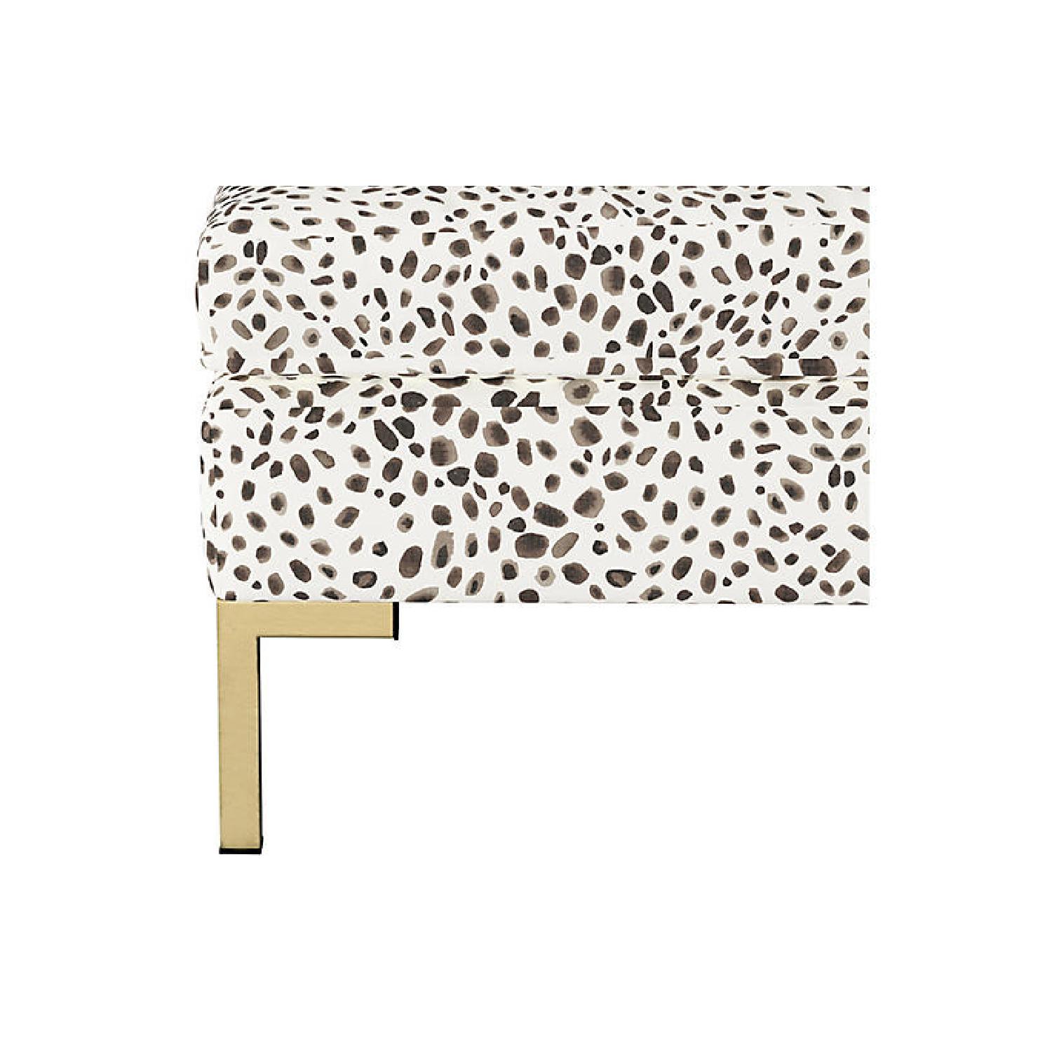 One Kings Lane Spotted Ottoman - image-2
