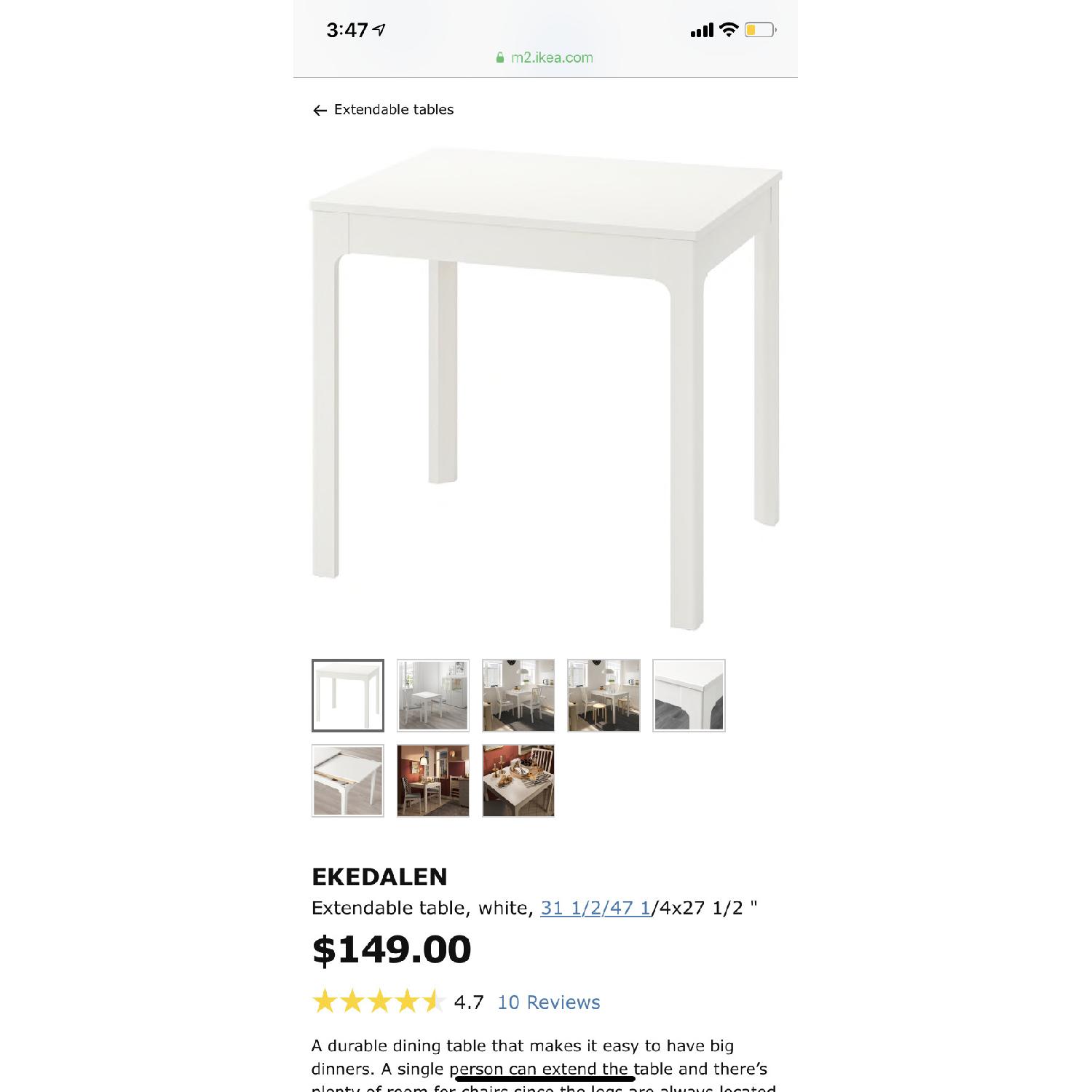 Ikea Extendable Dining Table - image-1