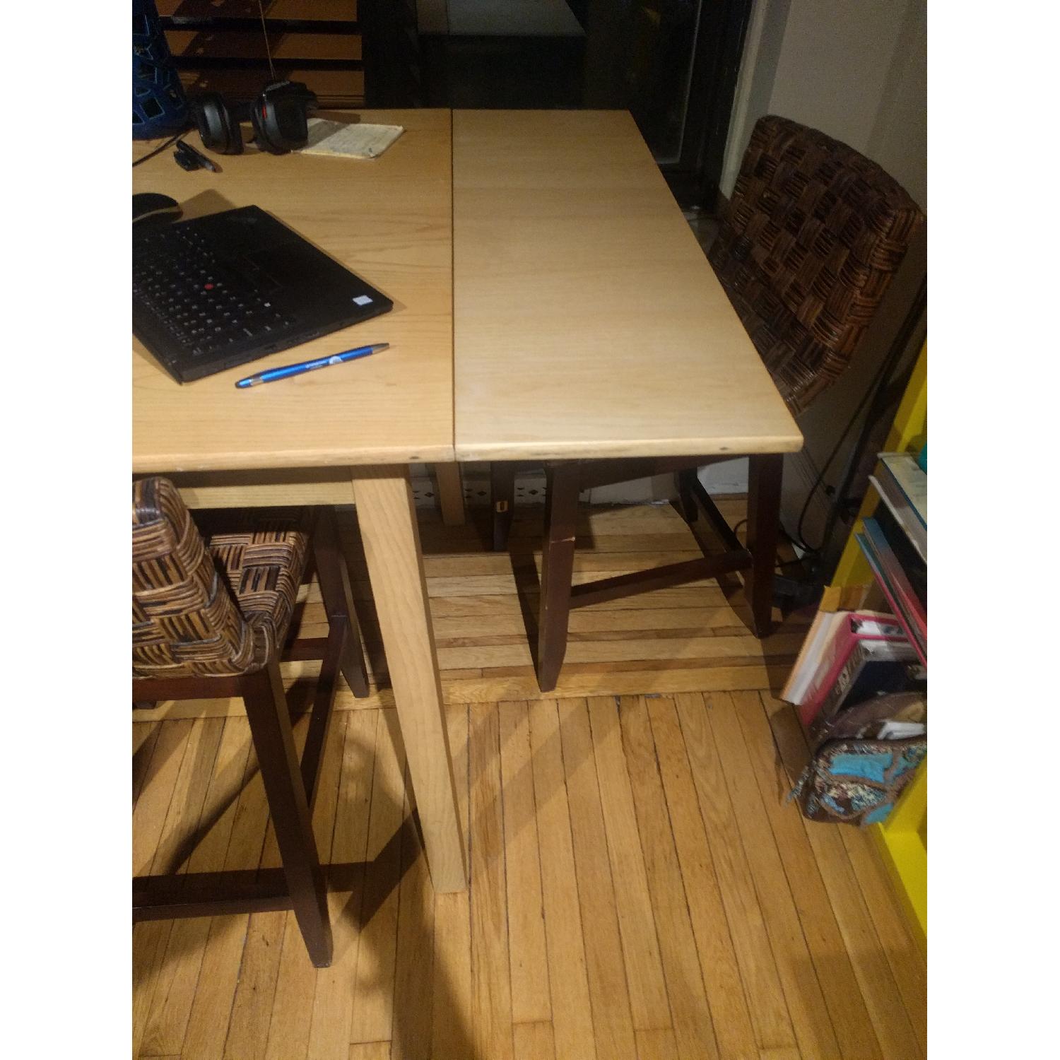 High Top Extension Table w/ 4 Stools - image-2